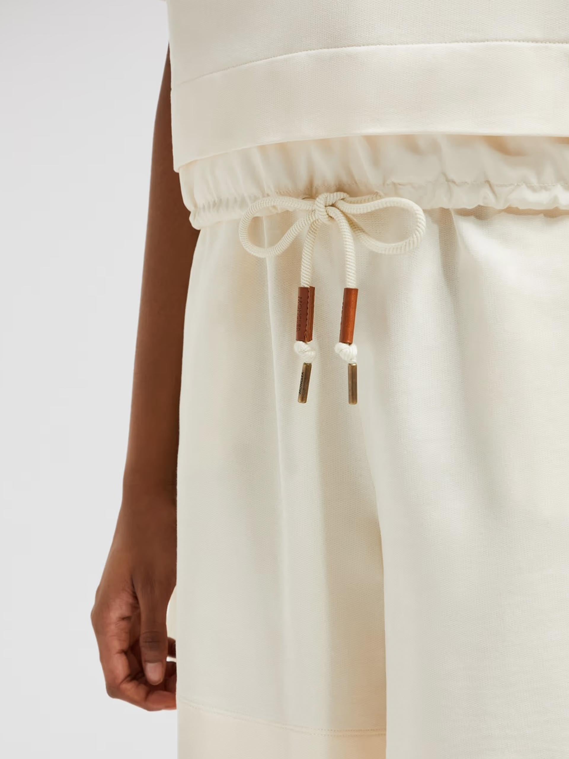 MONCLER - T-Shirt mit Puffärmeln für Damen in Cremeweiss - Cream white