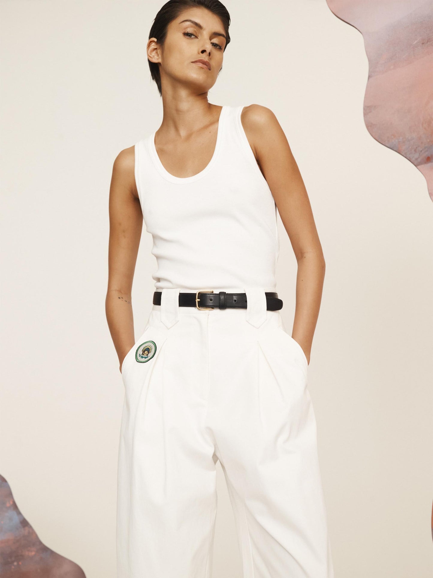 ALEMAIS - Tank-Top Josette mit Logo für Damen