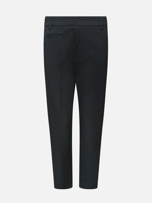 DONDUP - Hose Ariel aus Stretch-Baumwolle für Damen in Schwarz - Black