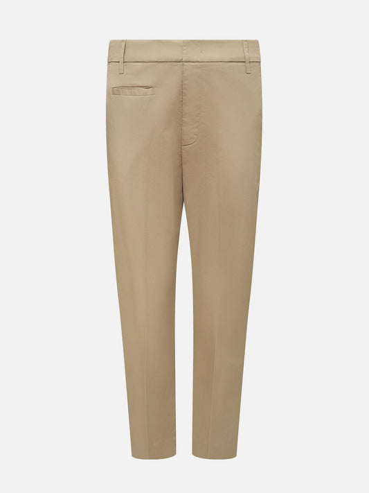 DONDUP - Hose Ariel aus Stretch-Baumwolle für Damen in Camel Beige