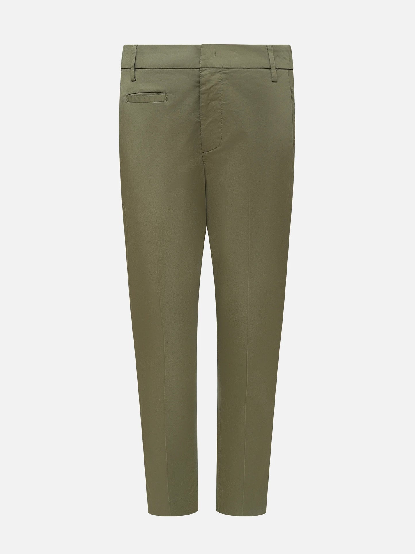 DONDUP - Hose Ariel aus Stretch-Baumwolle für Damen in Olivgrün - Olive green