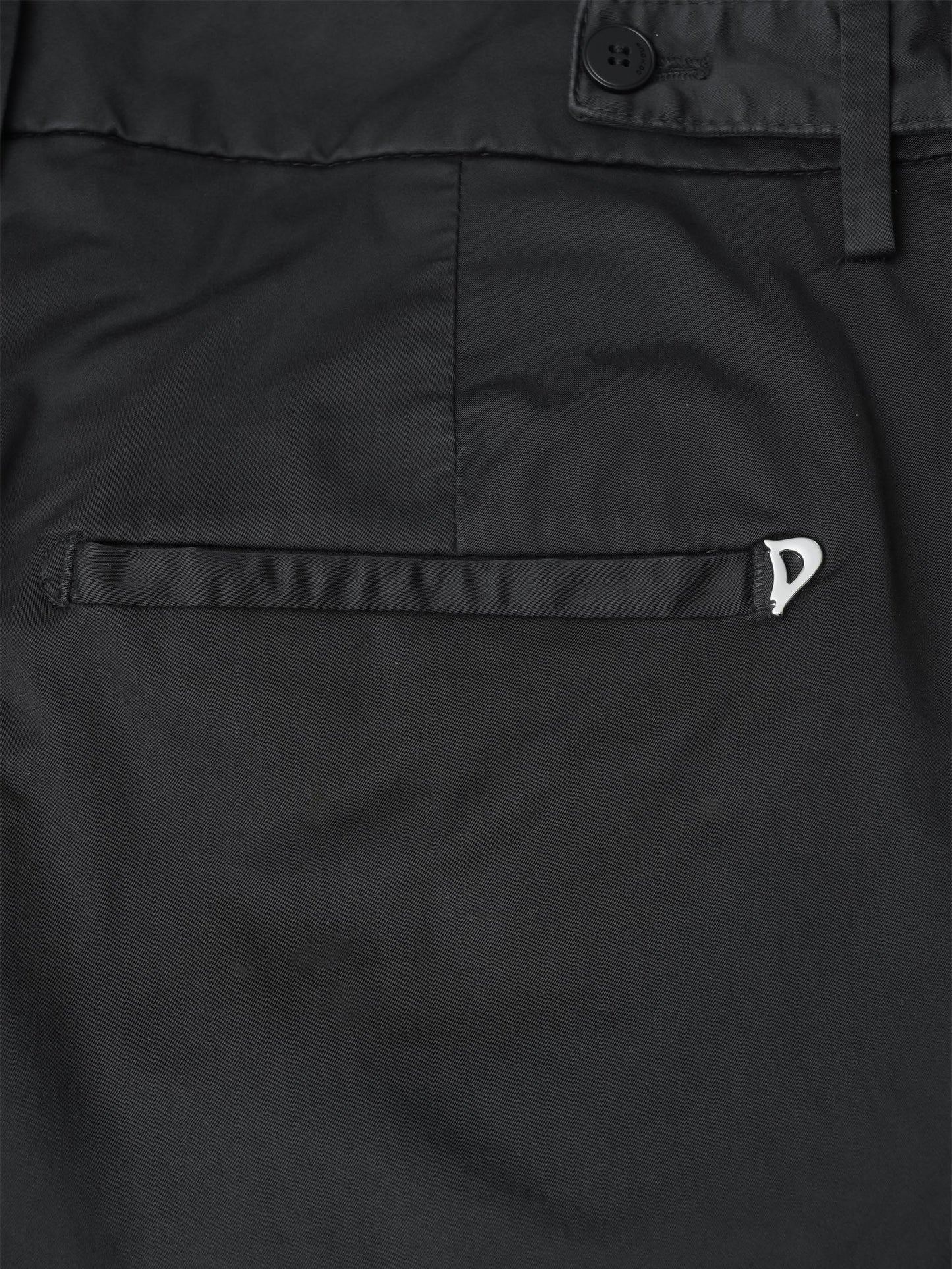 DONDUP - Hose Ariel aus Stretch-Baumwolle für Damen in Schwarz - Black
