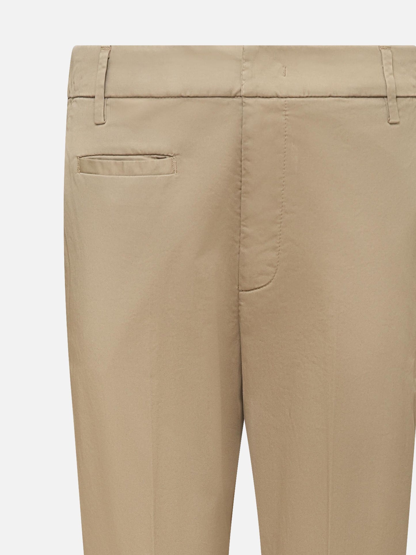DONDUP - Hose Ariel aus Stretch-Baumwolle für Damen in Camel Beige