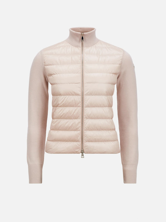 MONCLER - Daunen-Strickjacke aus Wolle  für Damen