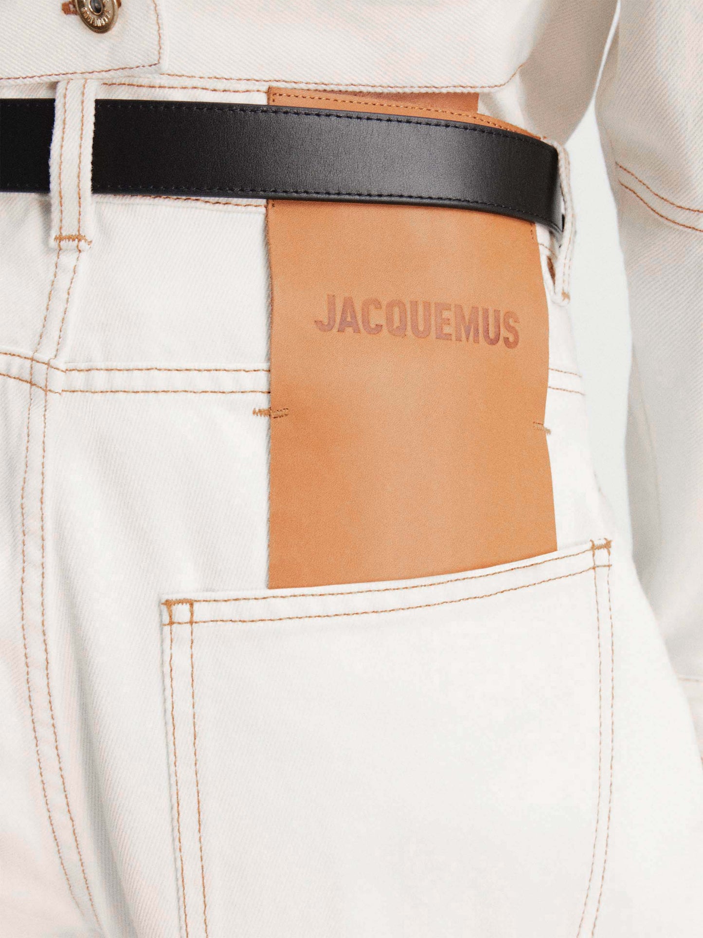 JACQUEMUS - Jeans De-Nimes Large für Damen in Weiß - White