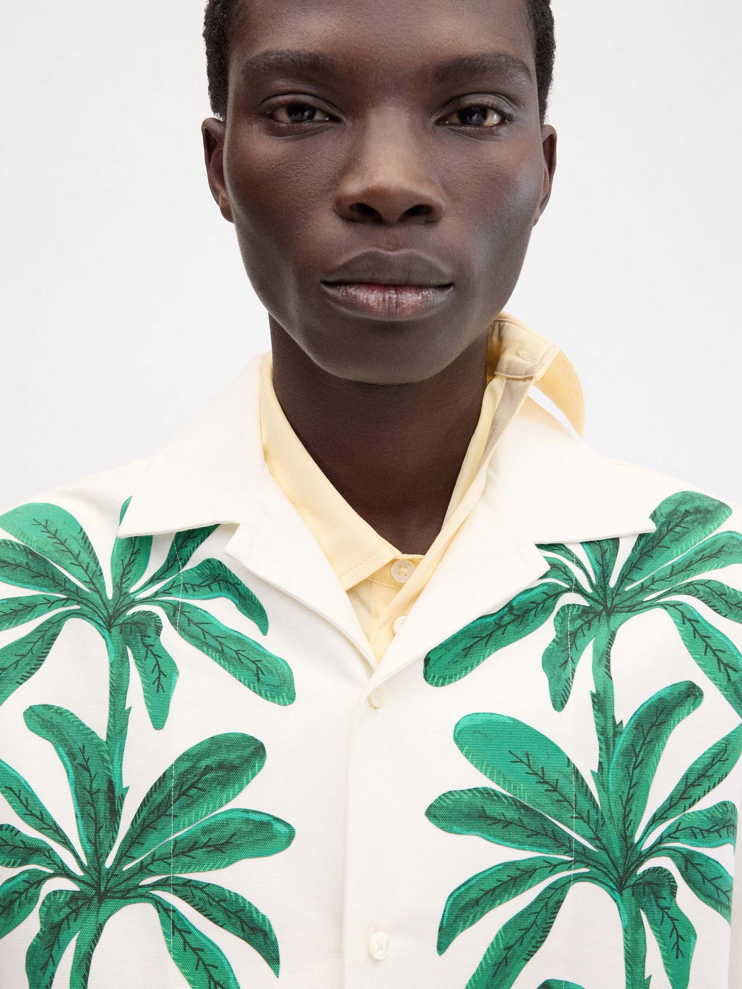 JACQUEMUS - Bedrucktes Kurzarm-Hemd Jean für Herren