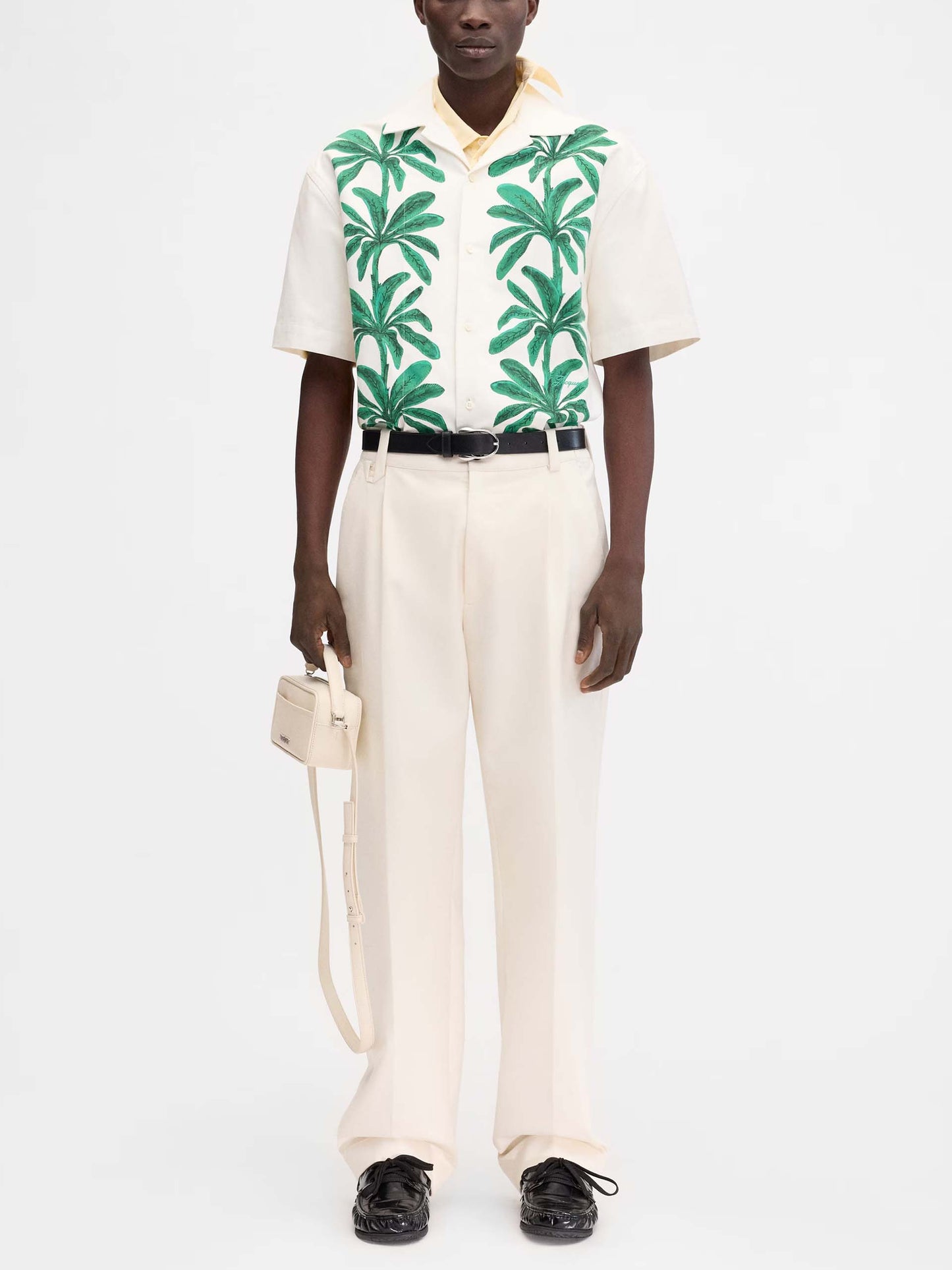 JACQUEMUS - Bedrucktes Kurzarm-Hemd Jean für Herren