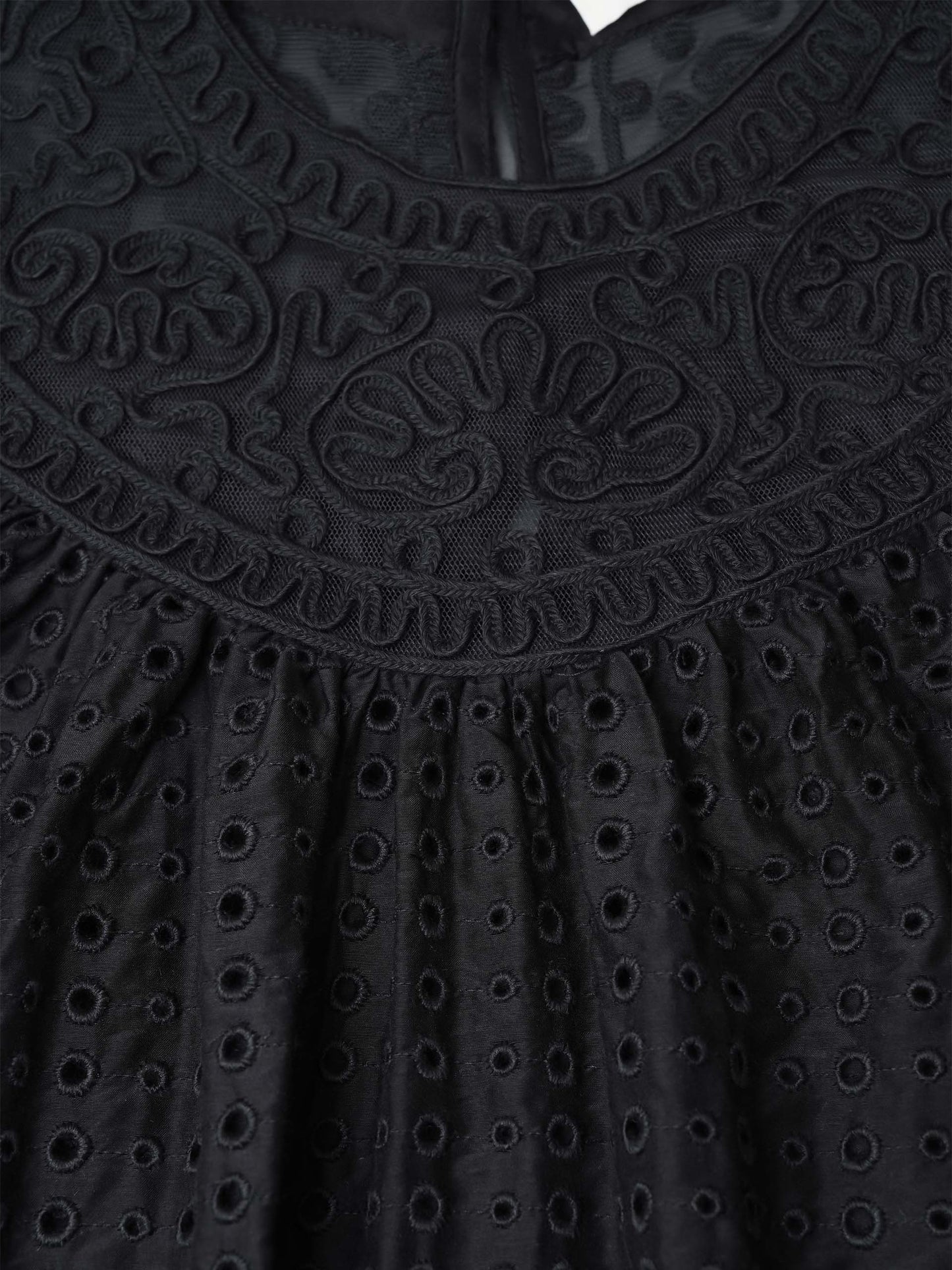ULLA JOHNSON - Top Amina aus Baumwollgemisch für Damen in Schwarz - Black