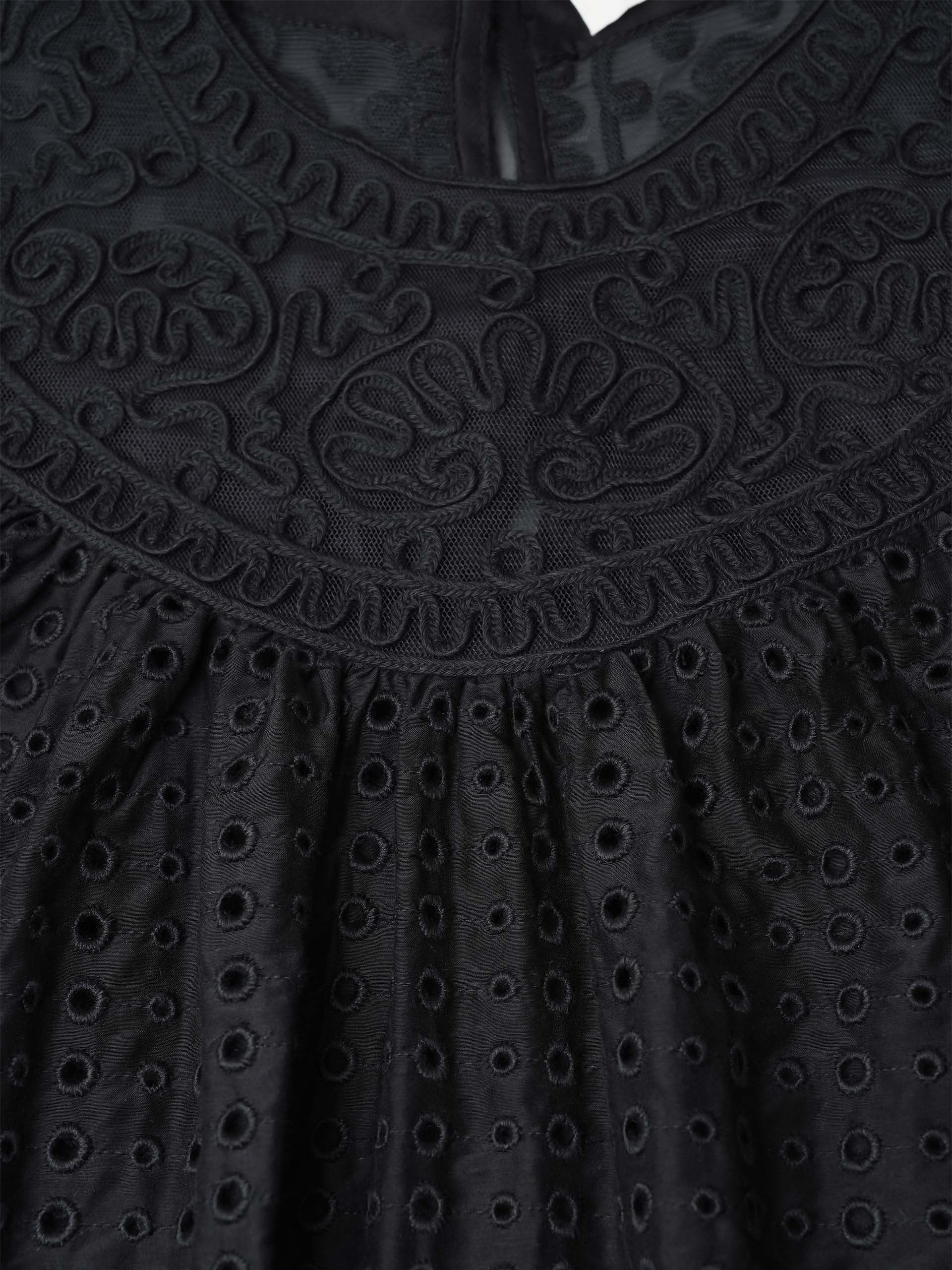 ULLA JOHNSON - Top Amina aus Baumwollgemisch für Damen in Schwarz - Black