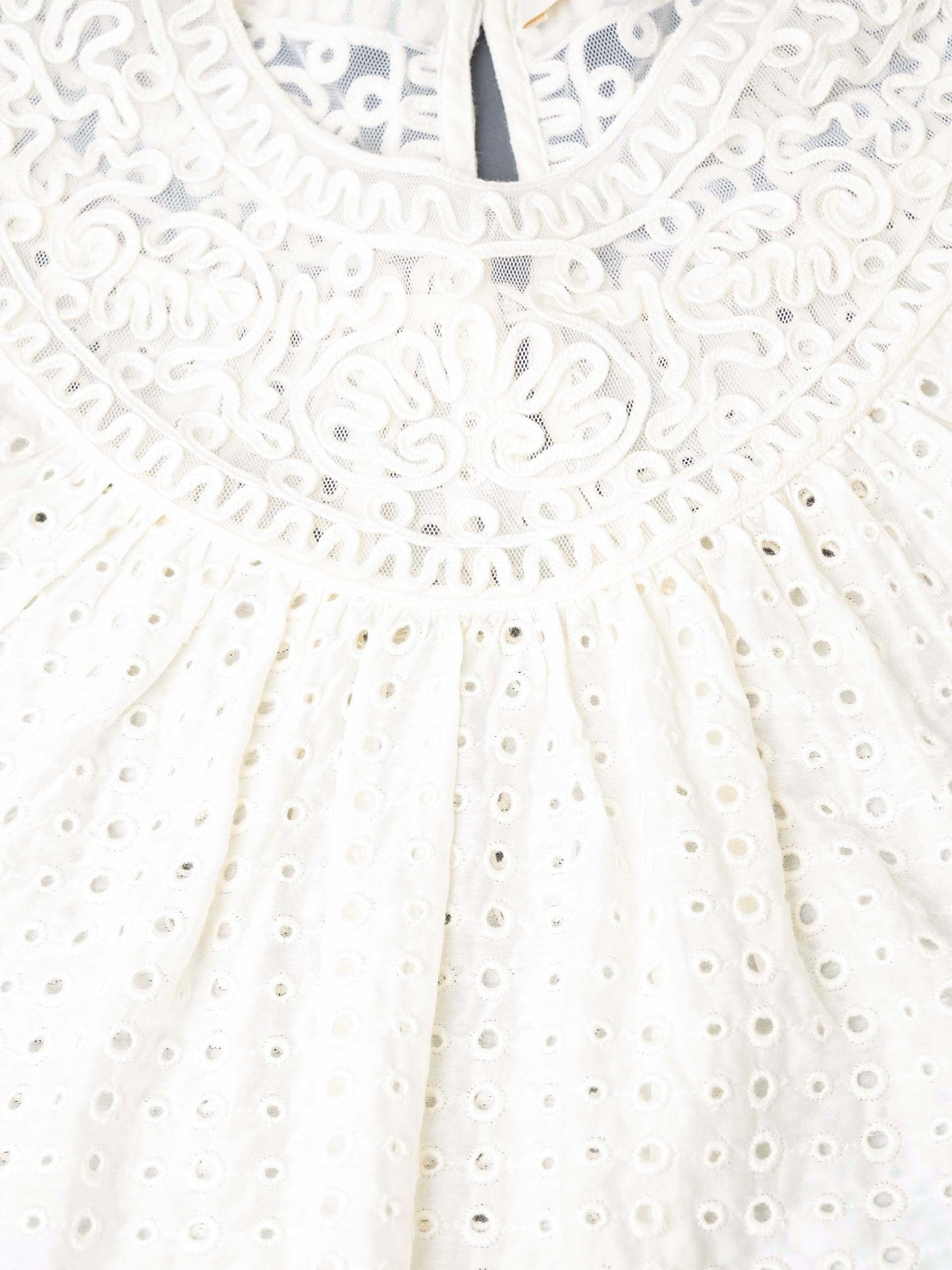 ULLA JOHNSON - Top Amina aus Baumwollgemisch für Damen in Cremeweiss - Cream white