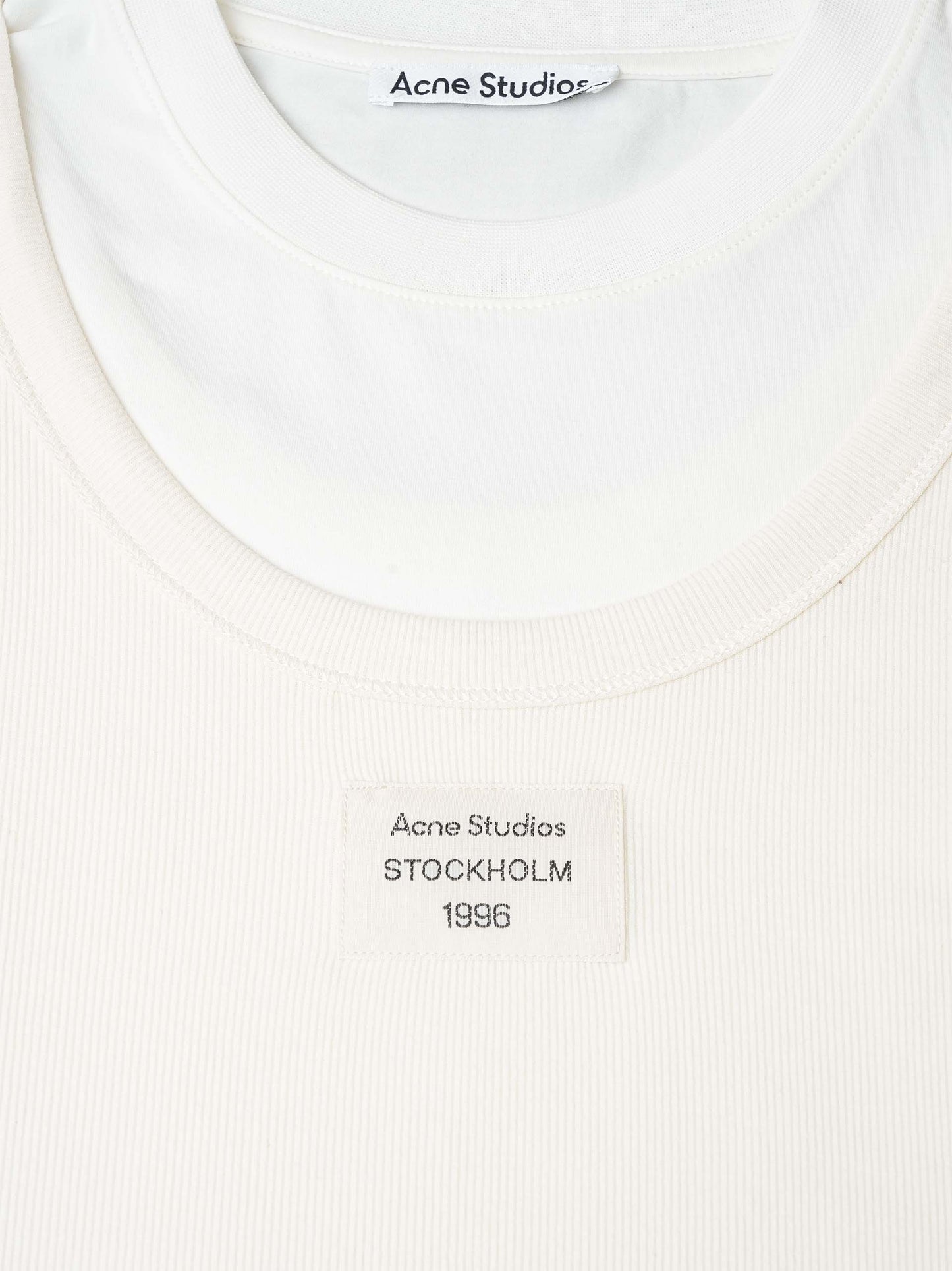 ACNE STUDIOS - Mehrlagiges T-Shirt mit Logo für Damen