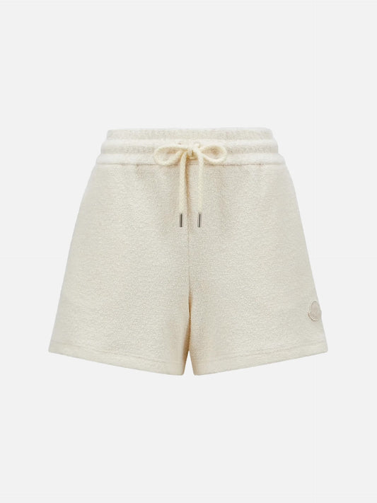 MONCLER - Shorts aus Bouclé mit Logo für Damen