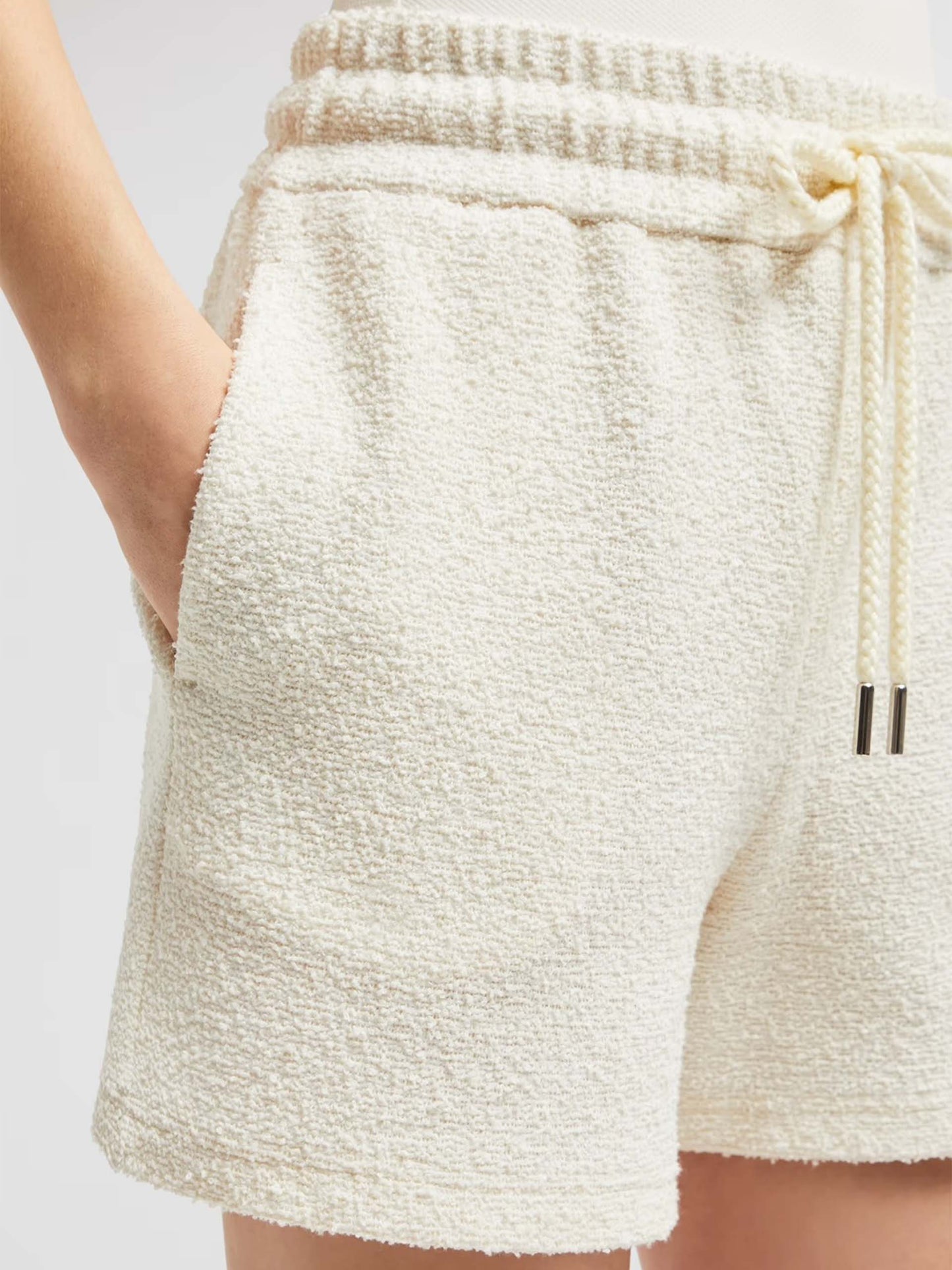 MONCLER - Shorts aus Bouclé mit Logo für Damen