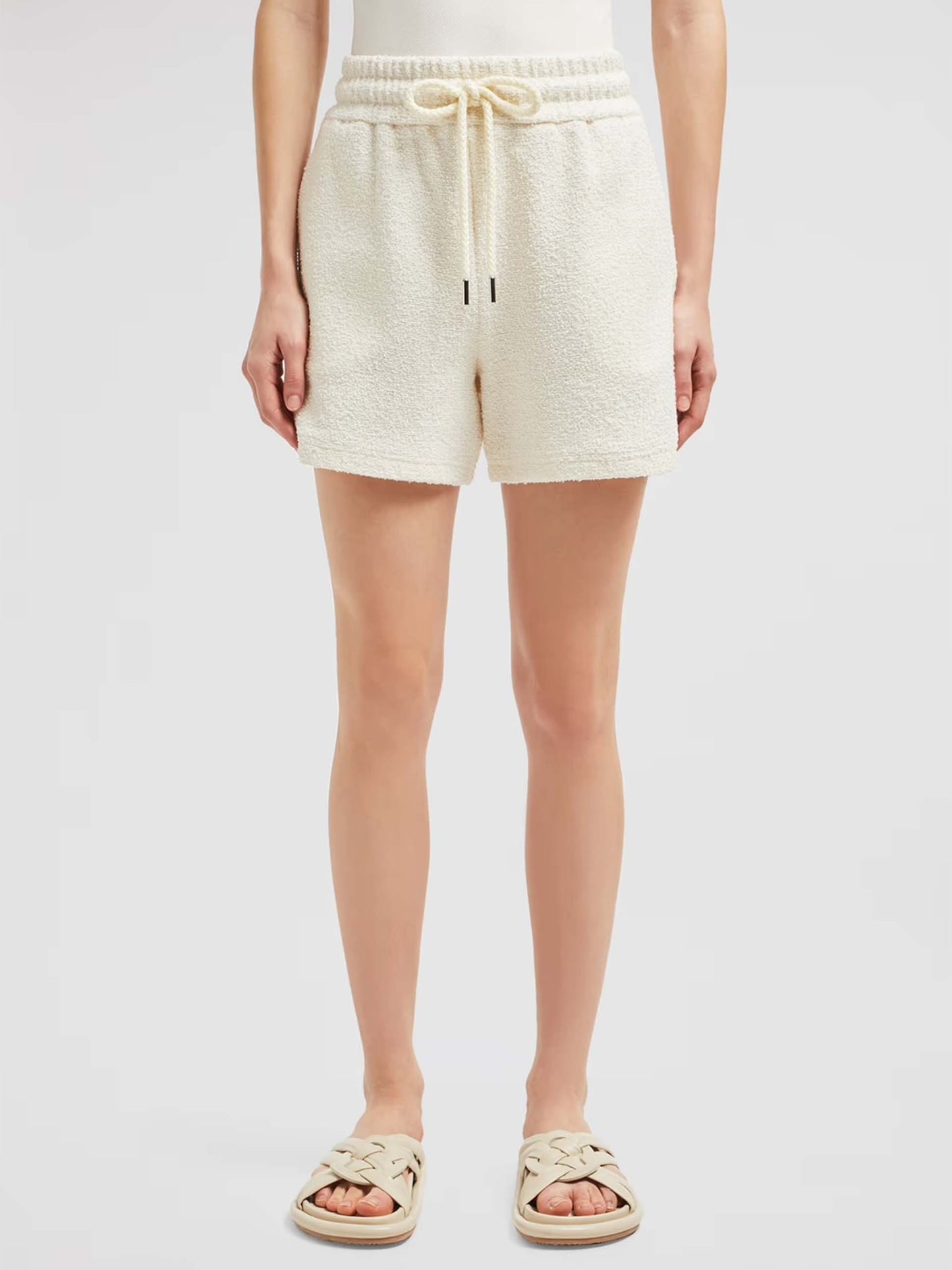 MONCLER - Shorts aus Bouclé mit Logo für Damen