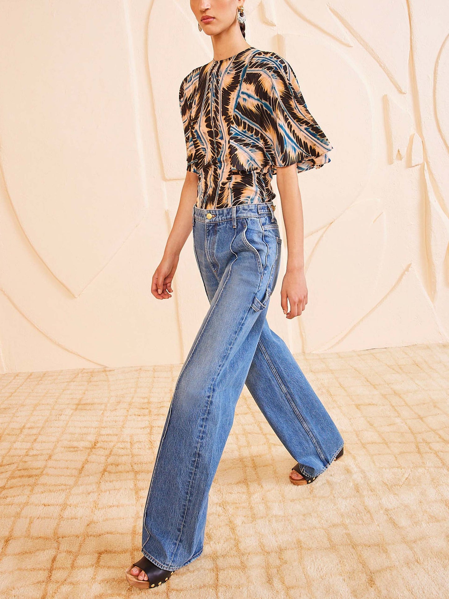 ULLA JOHNSON - Asher Jeans mit weitem Bein für Damen