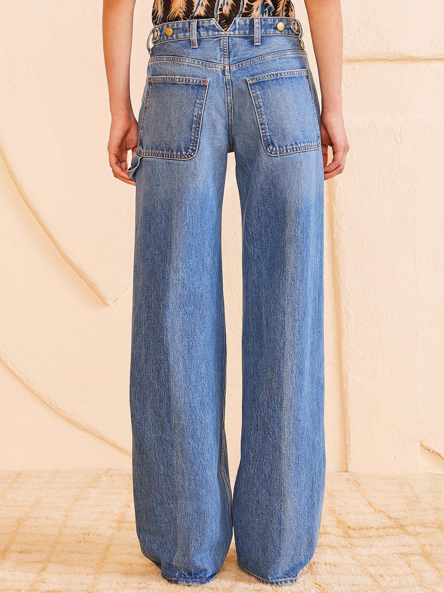 ULLA JOHNSON - Asher Jeans mit weitem Bein für Damen