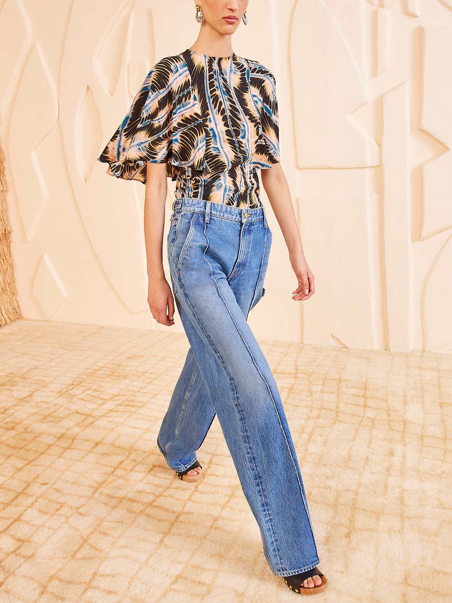 ULLA JOHNSON - Asher Jeans mit weitem Bein für Damen