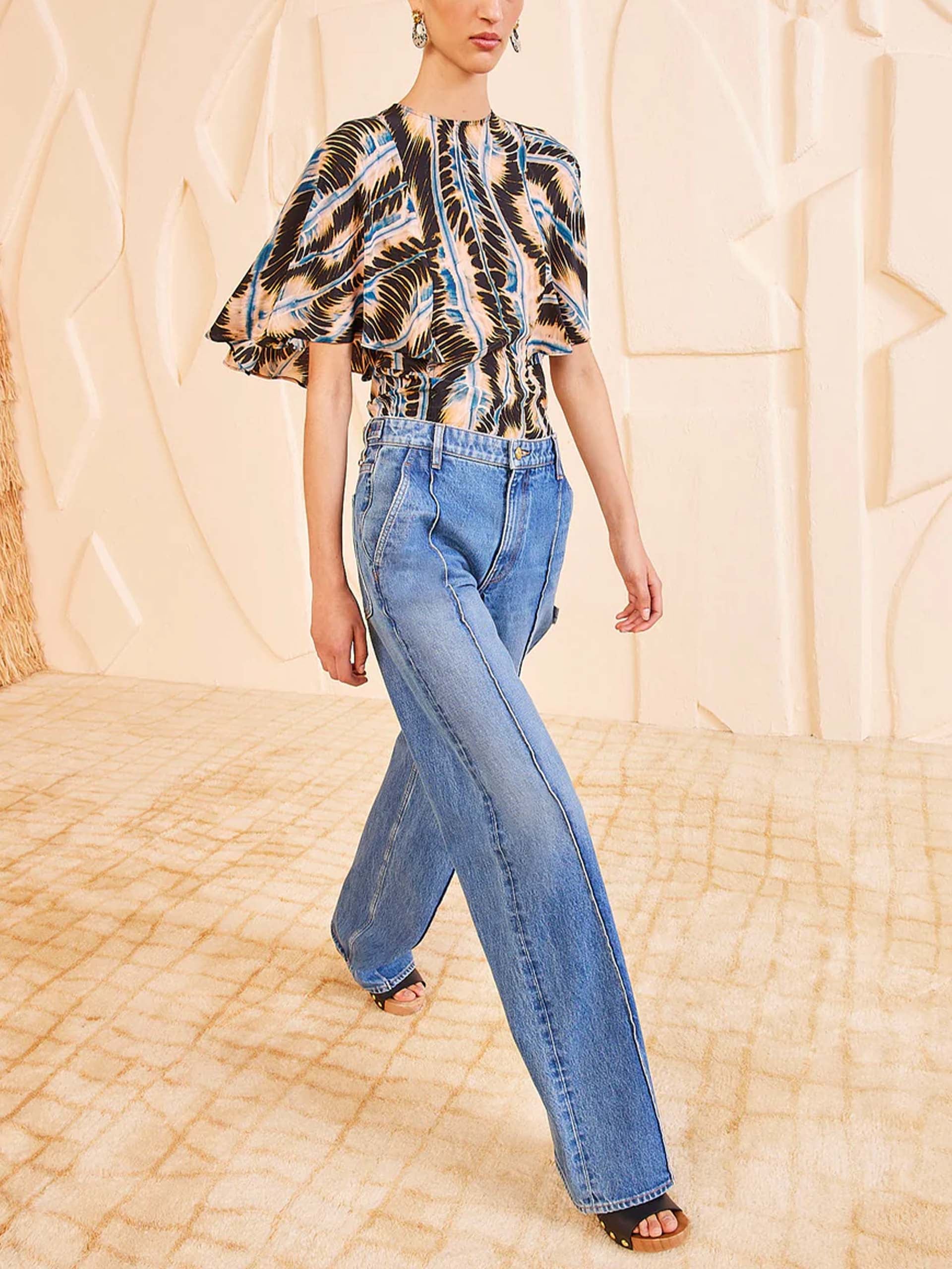 ULLA JOHNSON - Asher Jeans mit weitem Bein für Damen