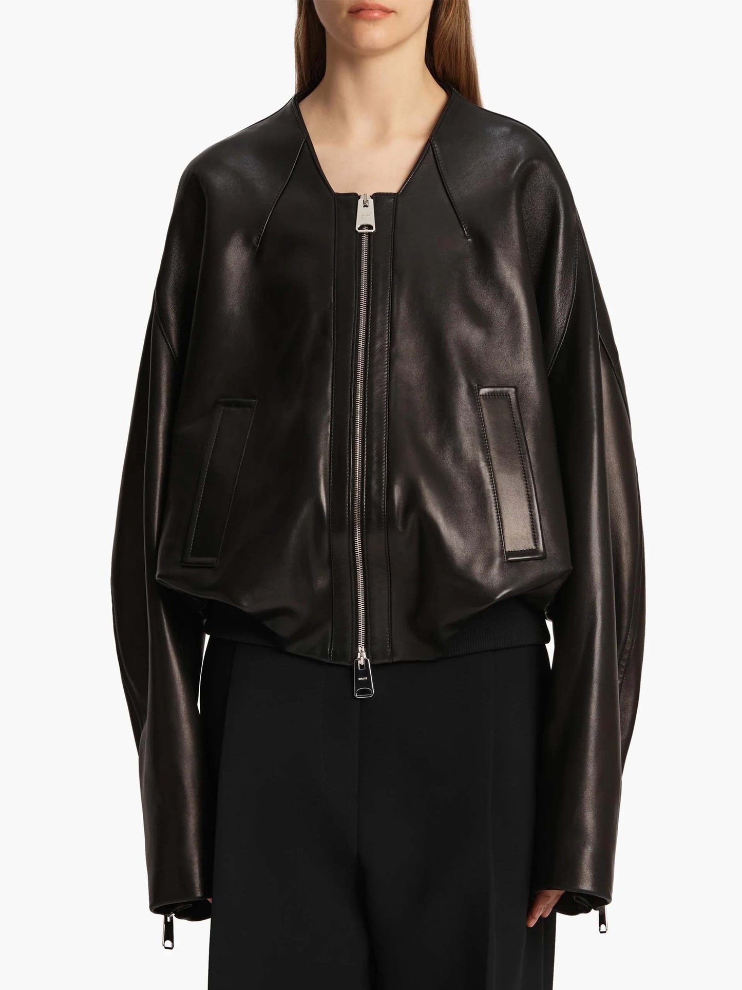 KHAITE - Hewit Bomberjacke aus Leder für Damen