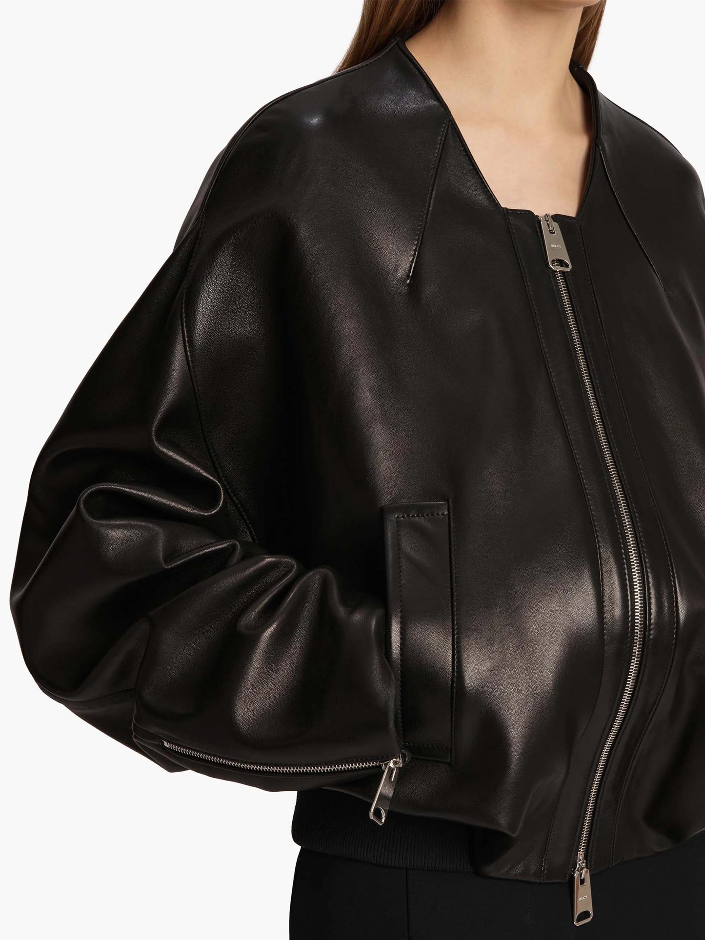 KHAITE - Hewit Bomberjacke aus Leder für Damen