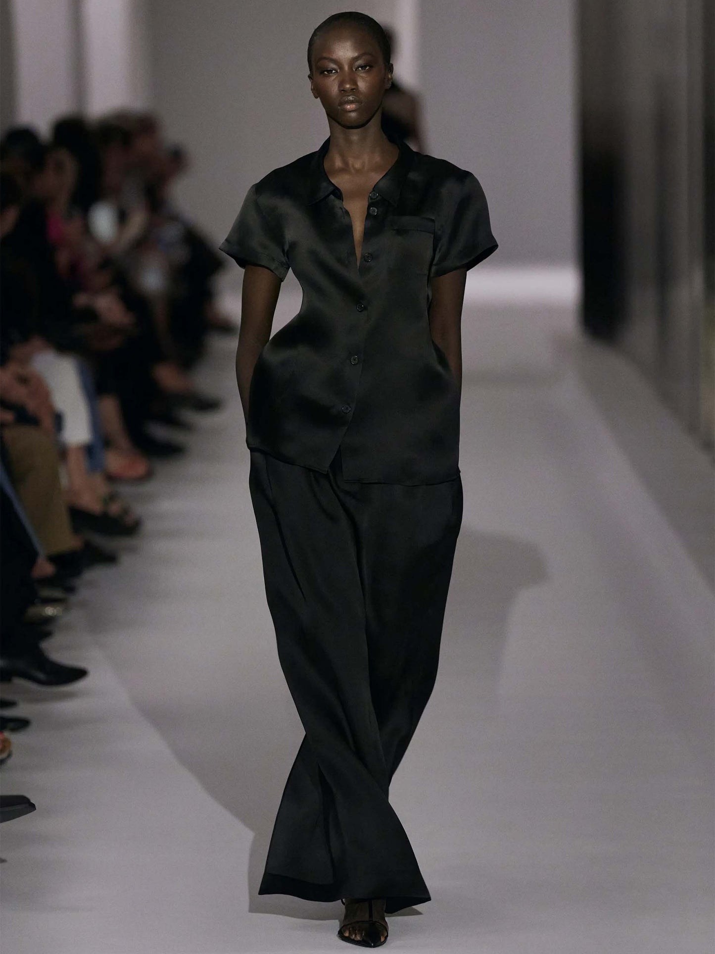 KHAITE - Keefe Top aus Seidenorganza für Damen in Schwarz - Black