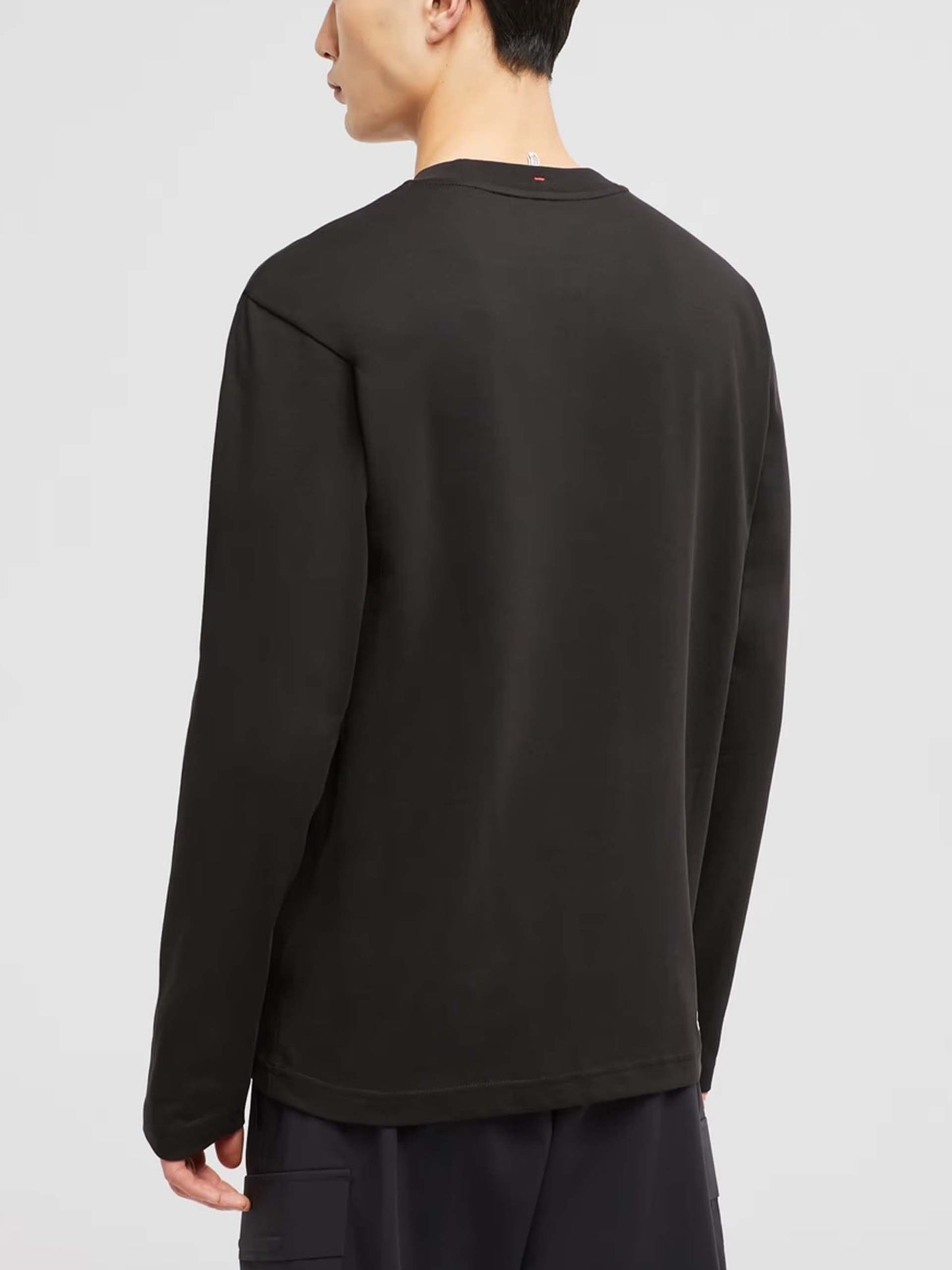 MONCLER GRENOBLE - Langarm-T-Shirt mit Logo für Herren
