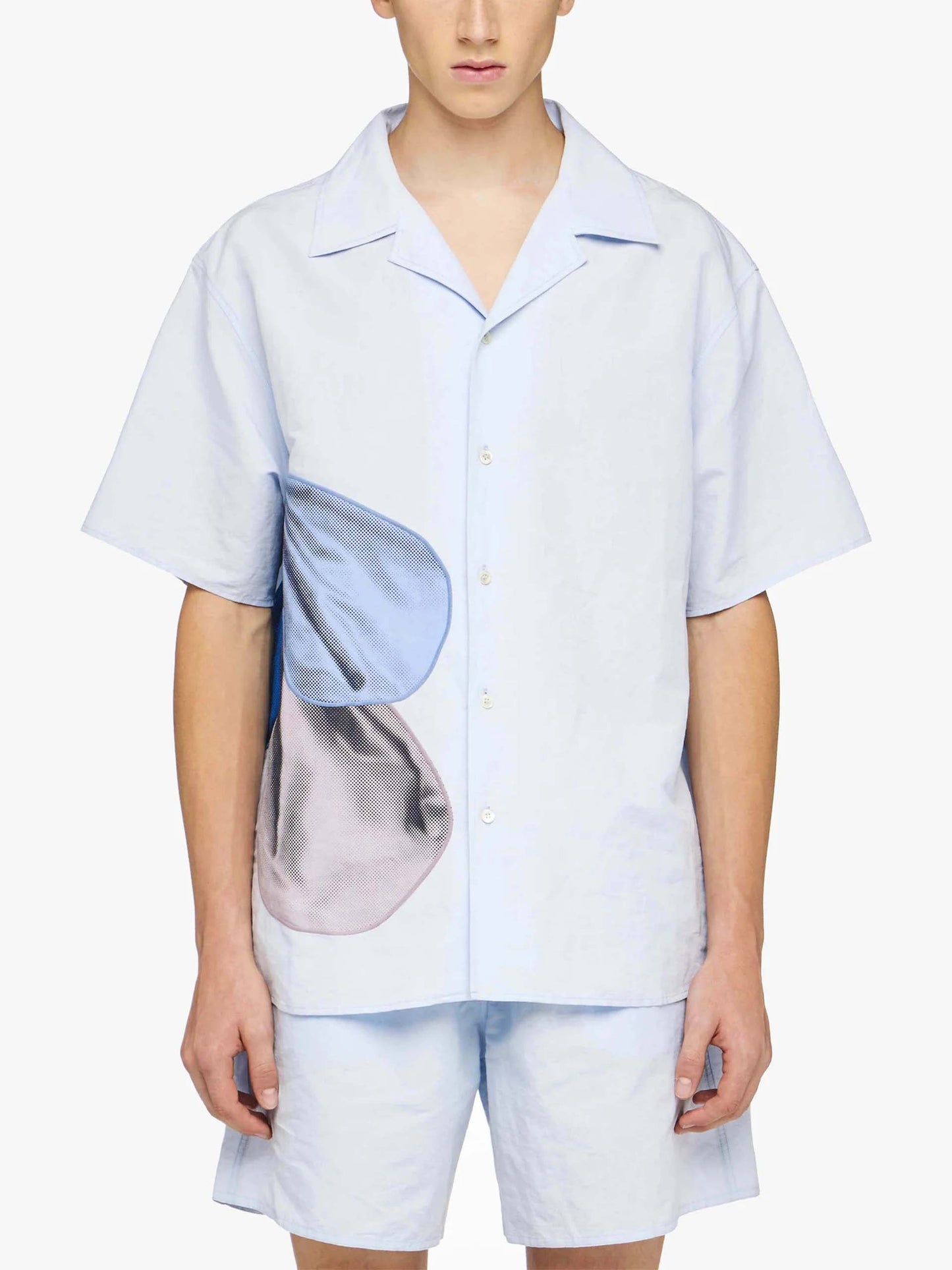 JW ANDERSON - Kurzarmhemd mit Ballon-Motiv für Herren