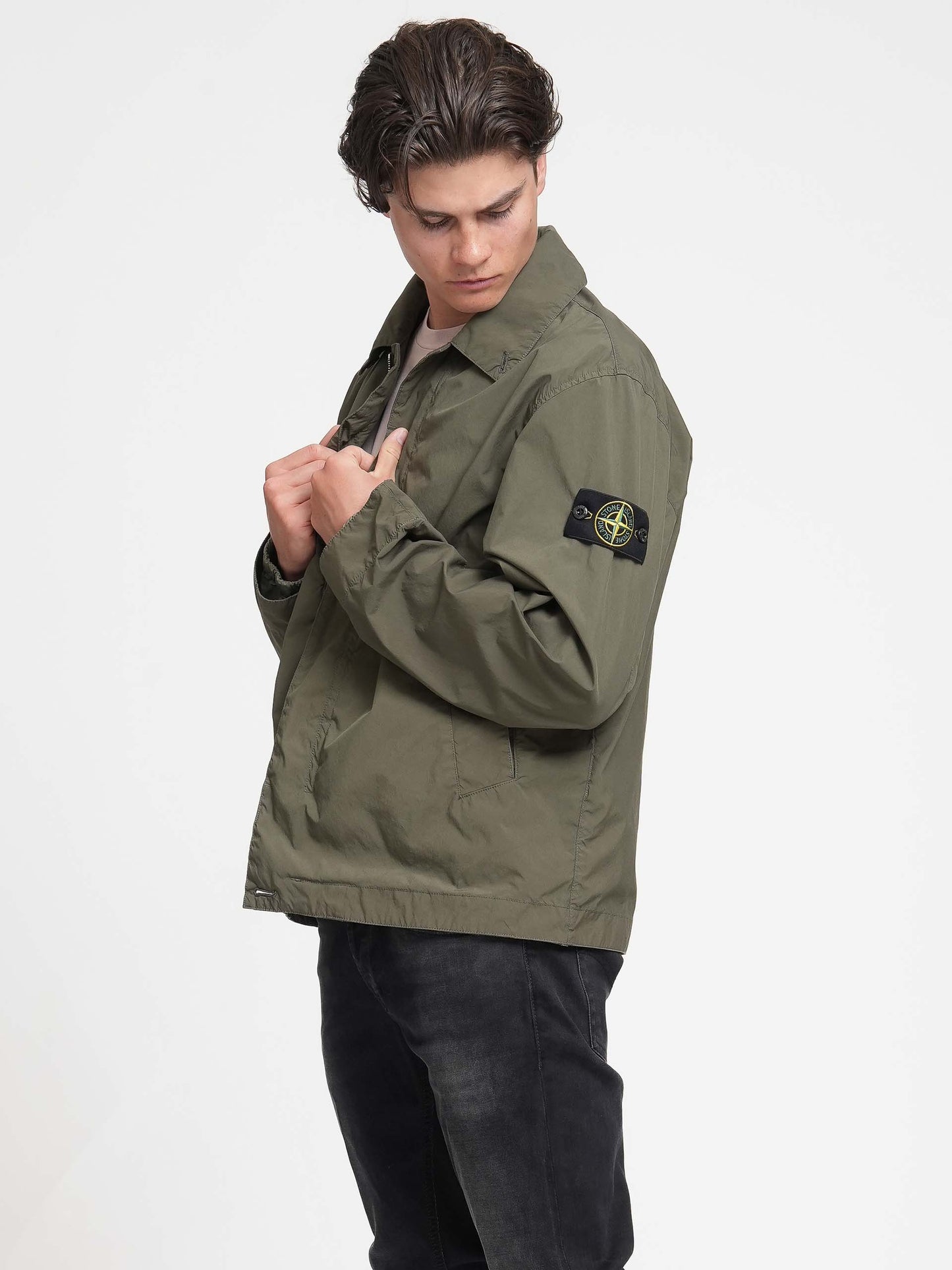 STONE ISLAND - Jacke aus leichtem Canvas für Herren
