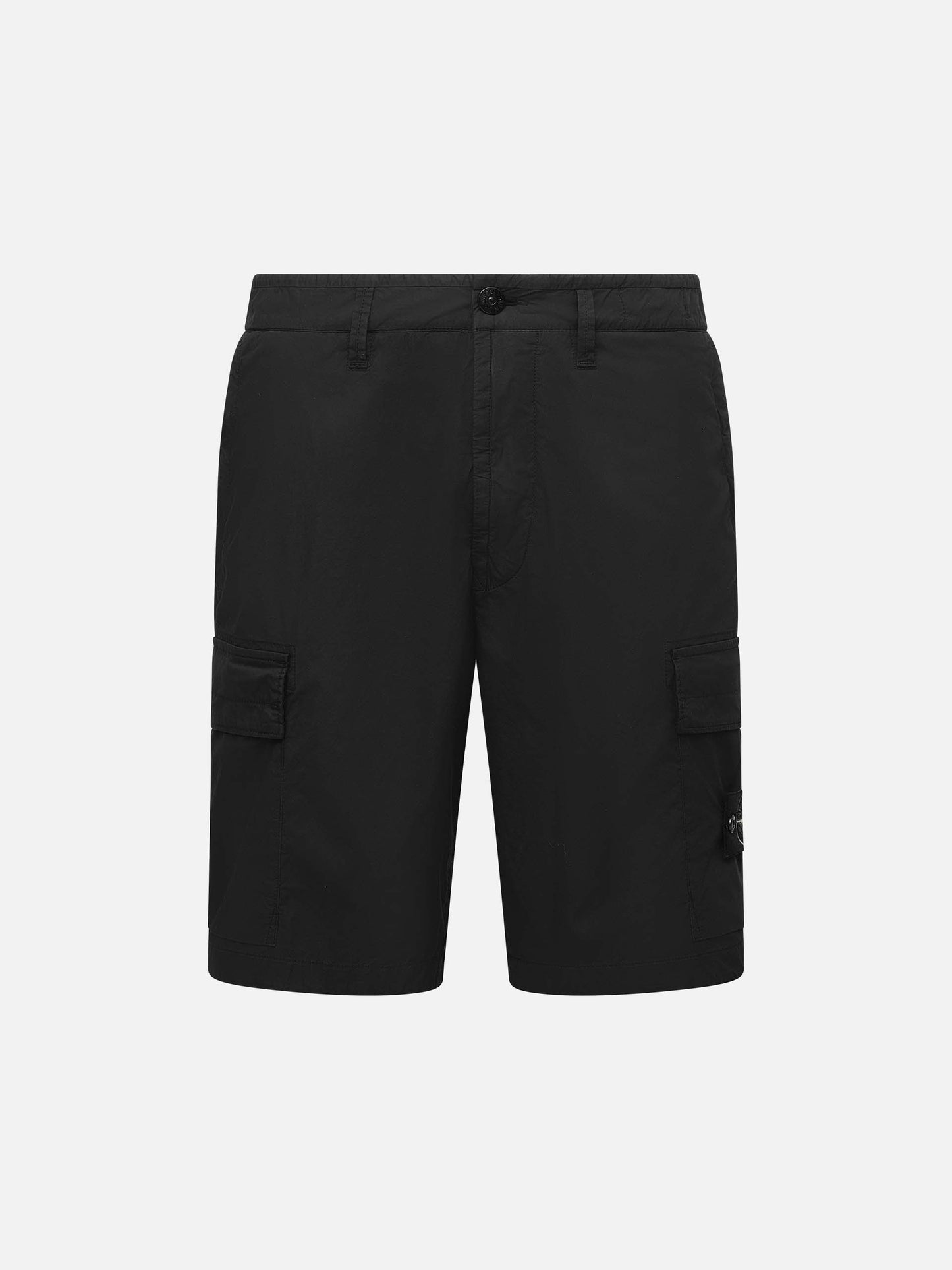 STONE ISLAND - Bermudashorts aus Baumwolle für Herren in Schwarz - Black