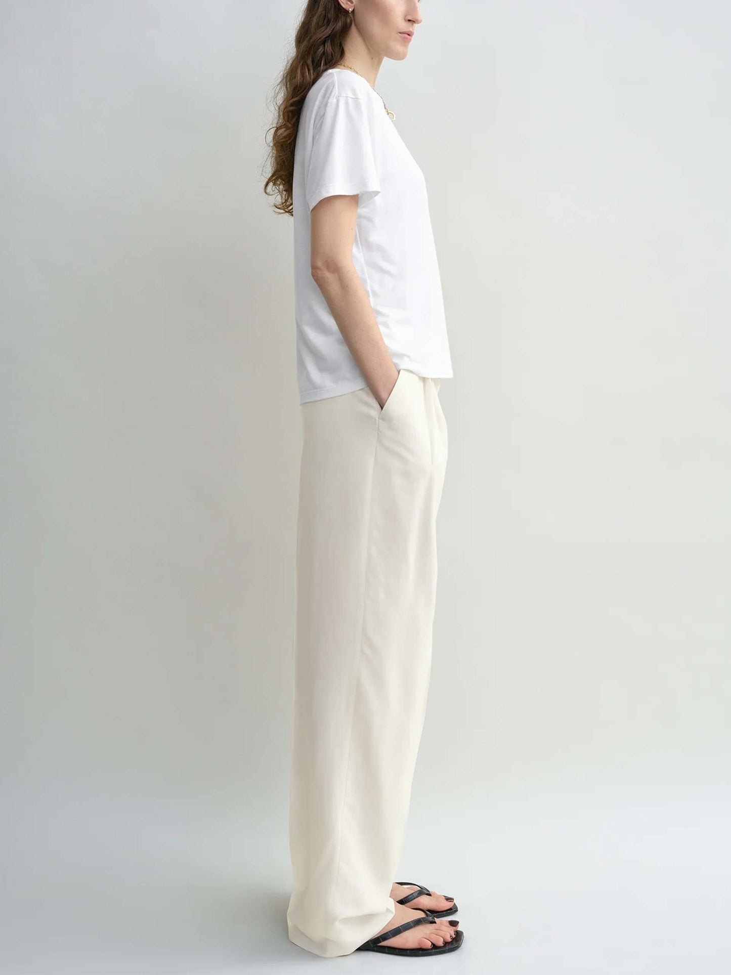 TOTEME - Garderob T-Shirt aus Jersey für Damen in Weiß - White