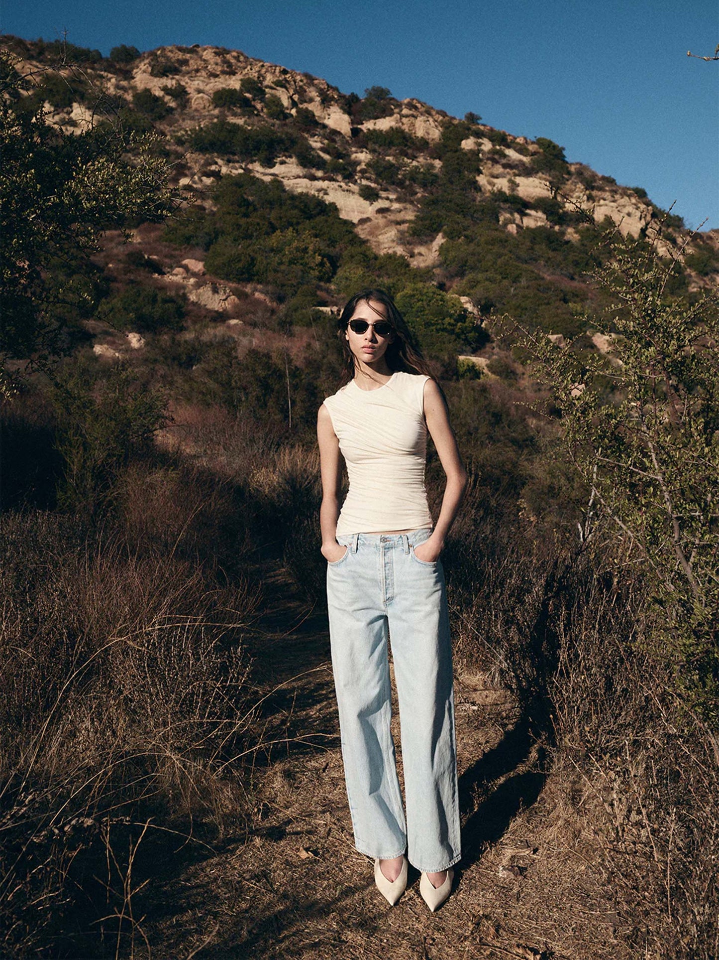 AGOLDE - Weite Jeans Low Slung Baggy für Damen