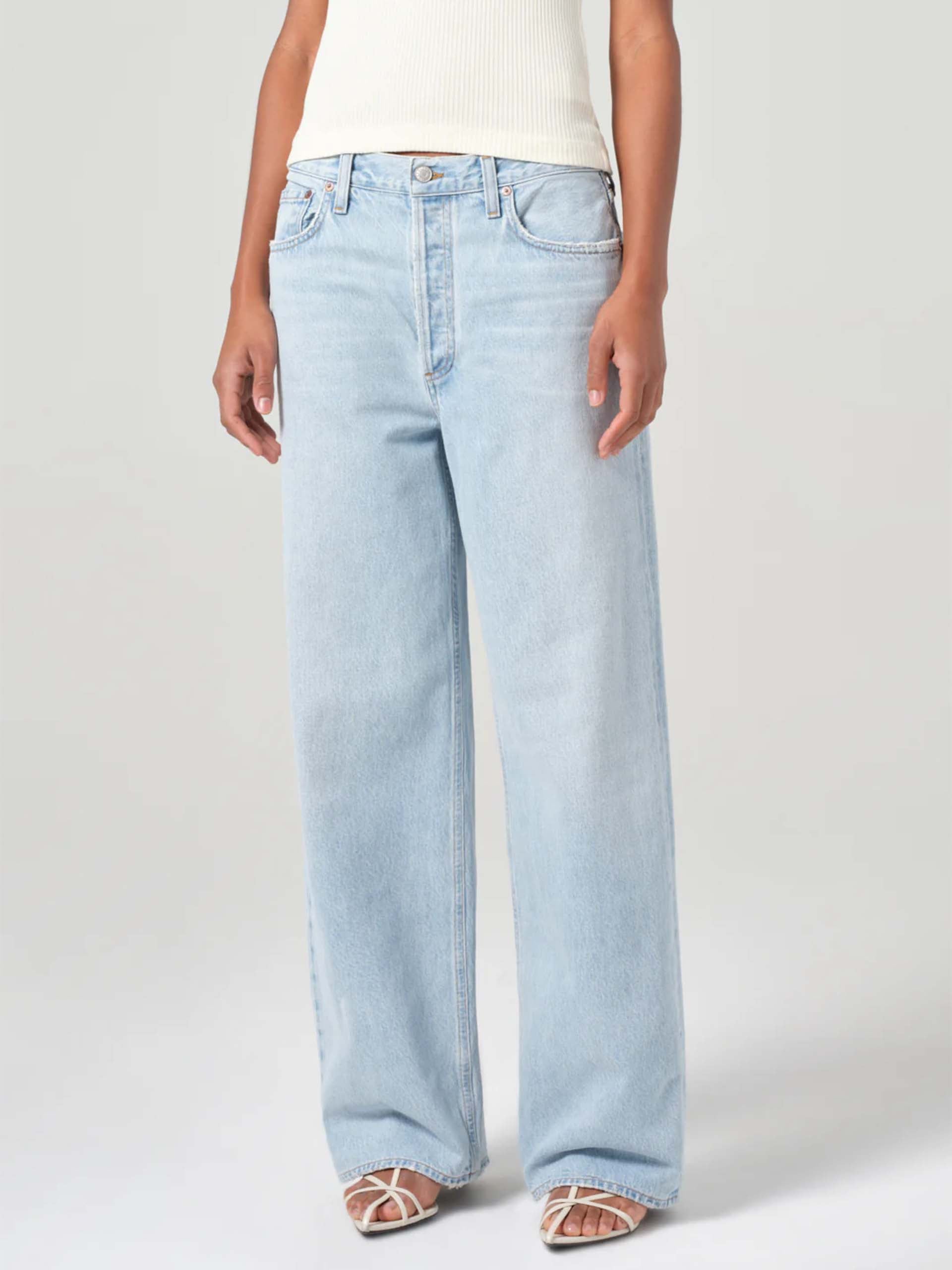 AGOLDE - Weite Jeans Low Slung Baggy für Damen