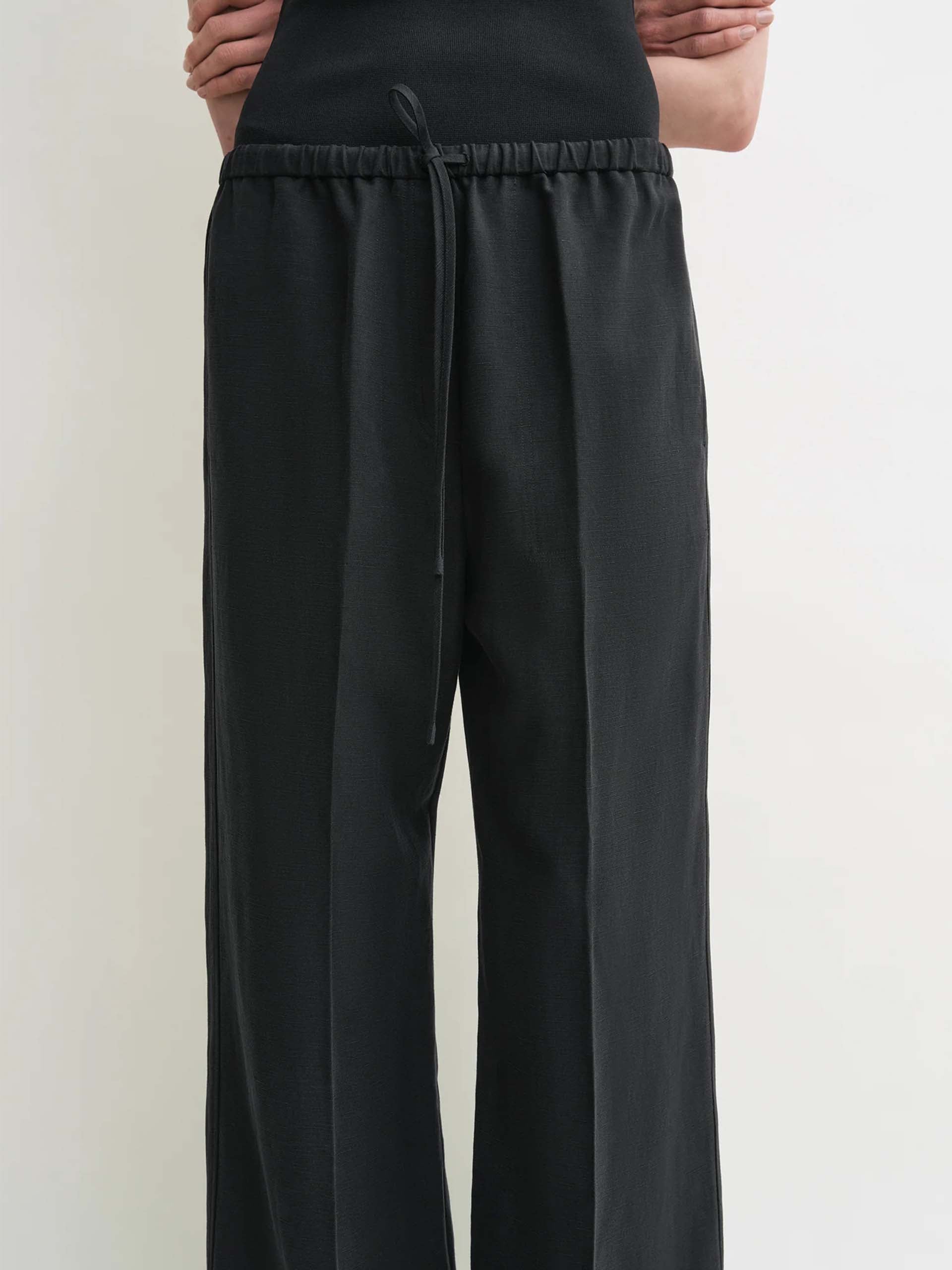TOTEME - Gerade Hose mit Kordelzug für Damen