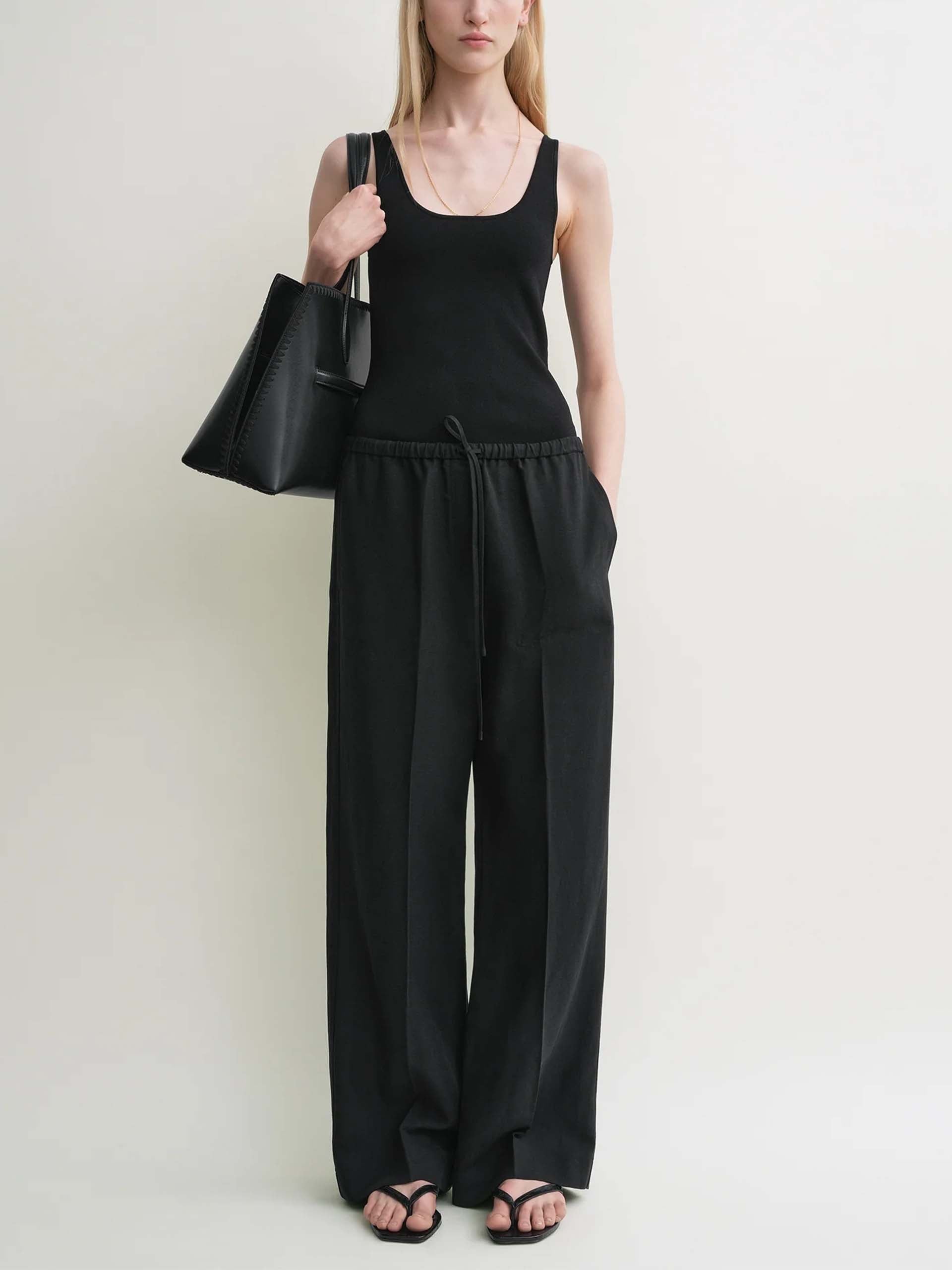 TOTEME - Gerade Hose mit Kordelzug für Damen