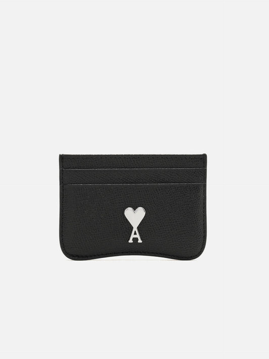 AMI PARIS - Cardholder aus Leder mit Logo-Detail