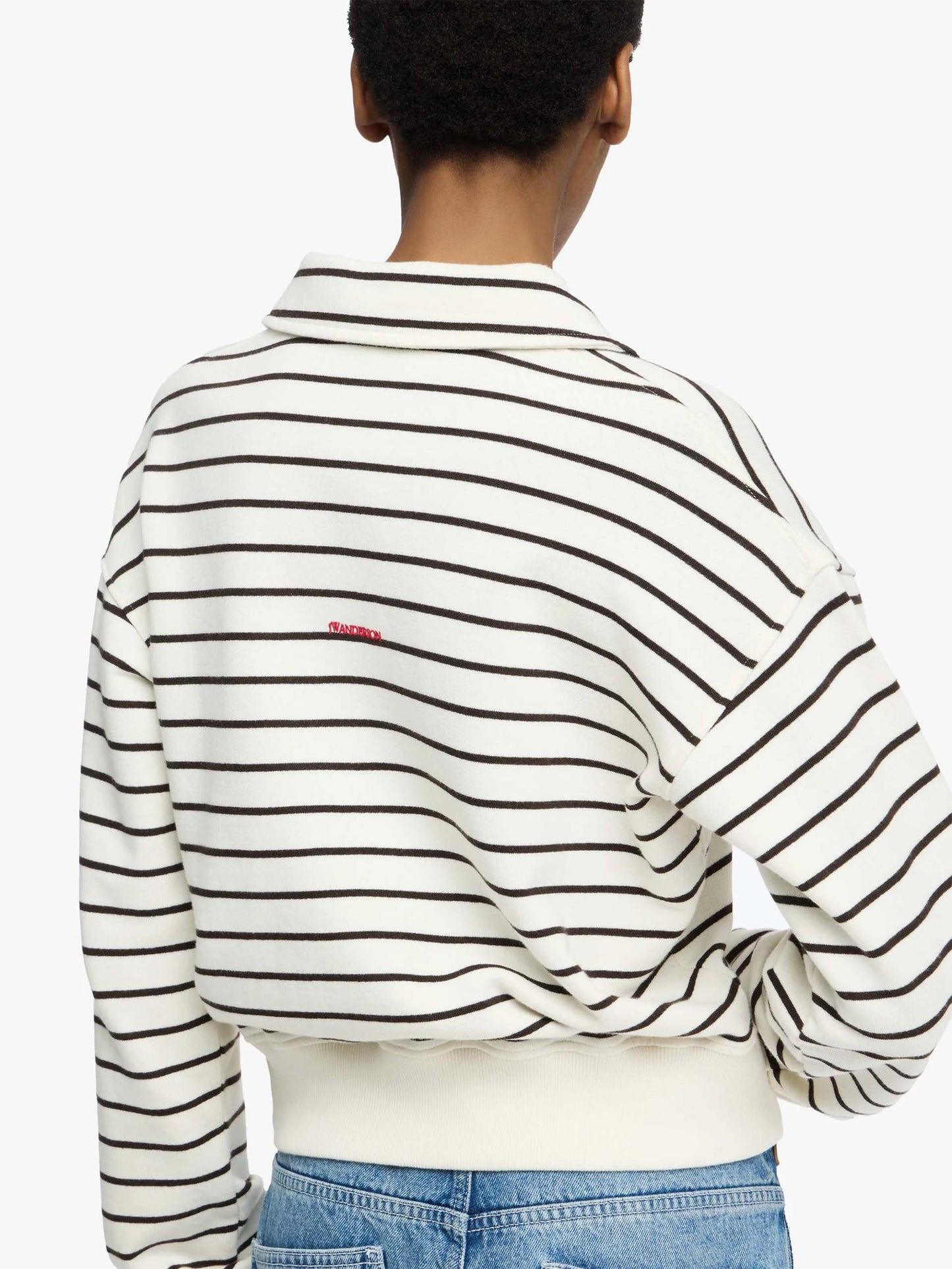 JW ANDERSON - Polo-Sweatshirt mit Streifen für Damen