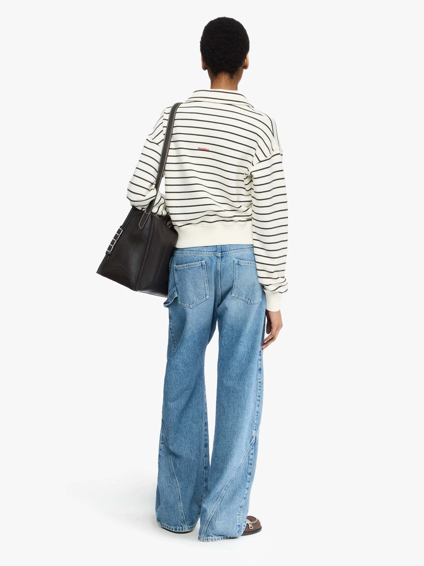 JW ANDERSON - Polo-Sweatshirt mit Streifen für Damen