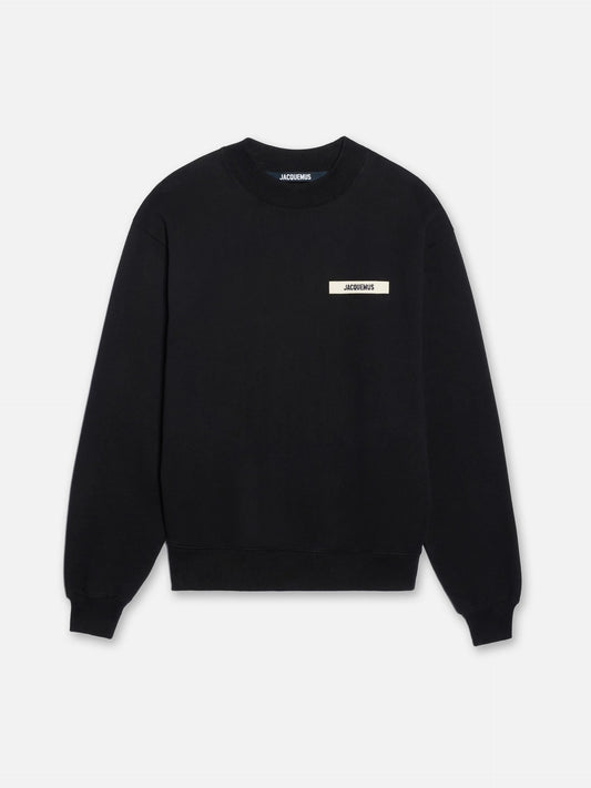 JACQUEMUS - Logo-Sweatshirt Gros Grain aus Baumwolle