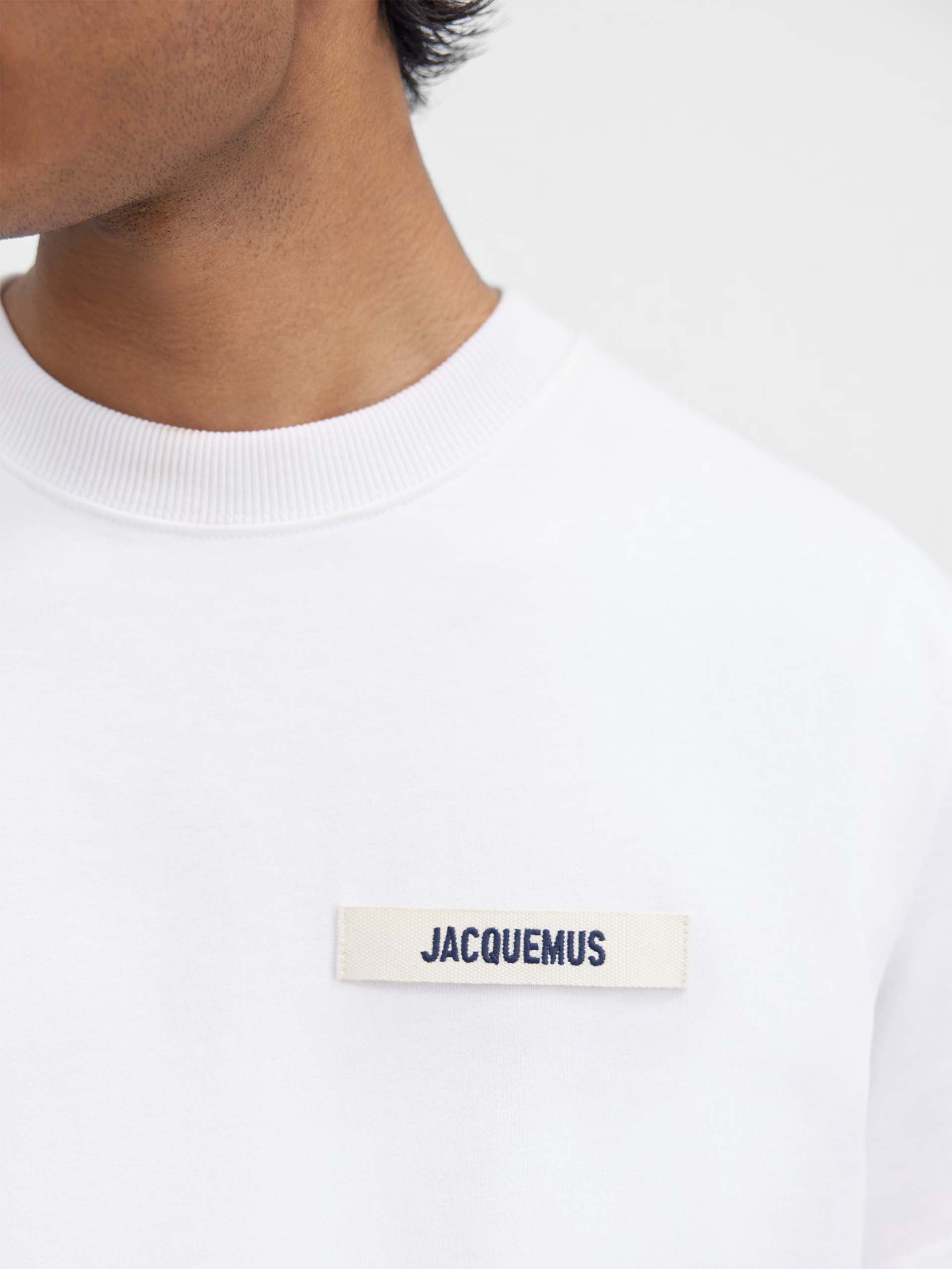JACQUEMUS - Logo-T-Shirt Gros Grain für Herren in Weiß - White
