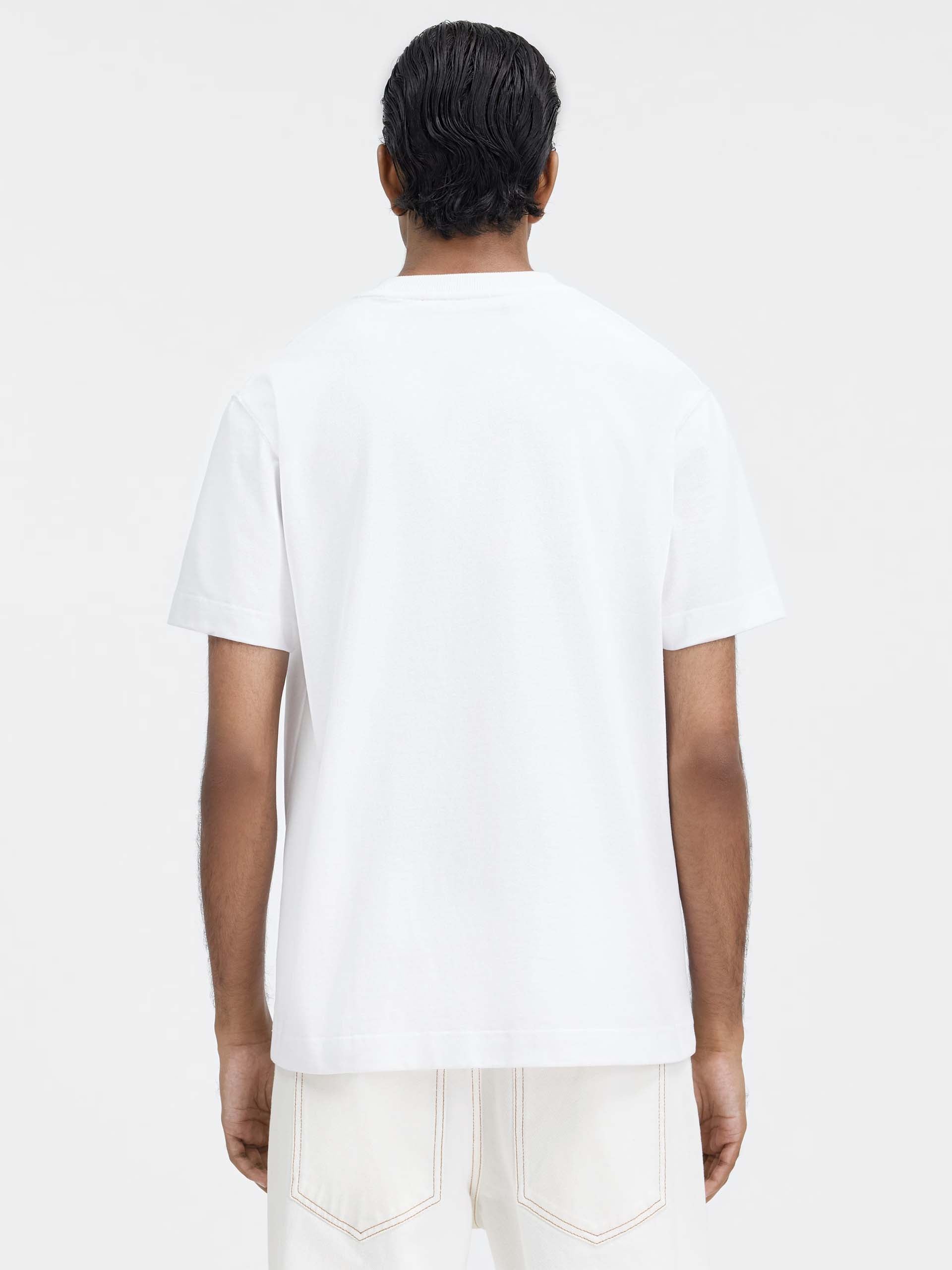 JACQUEMUS - Logo-T-Shirt Gros Grain für Herren in Weiß - White