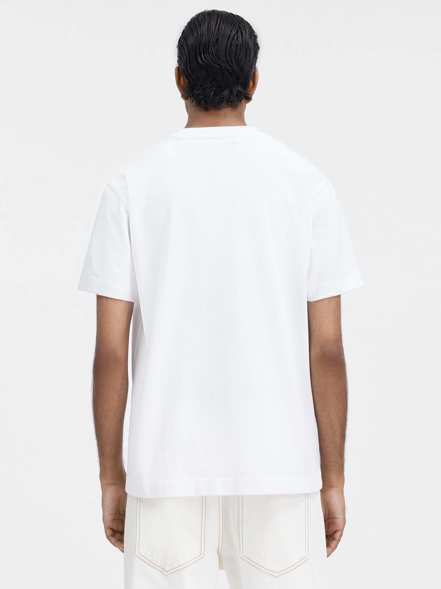 JACQUEMUS - Logo-T-Shirt Gros Grain für Herren in Weiß - White