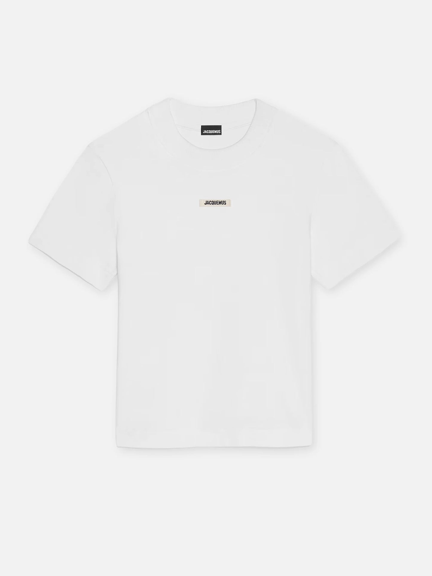 JACQUEMUS - Logo-T-Shirt Gros Grain für Damen in Weiß - White