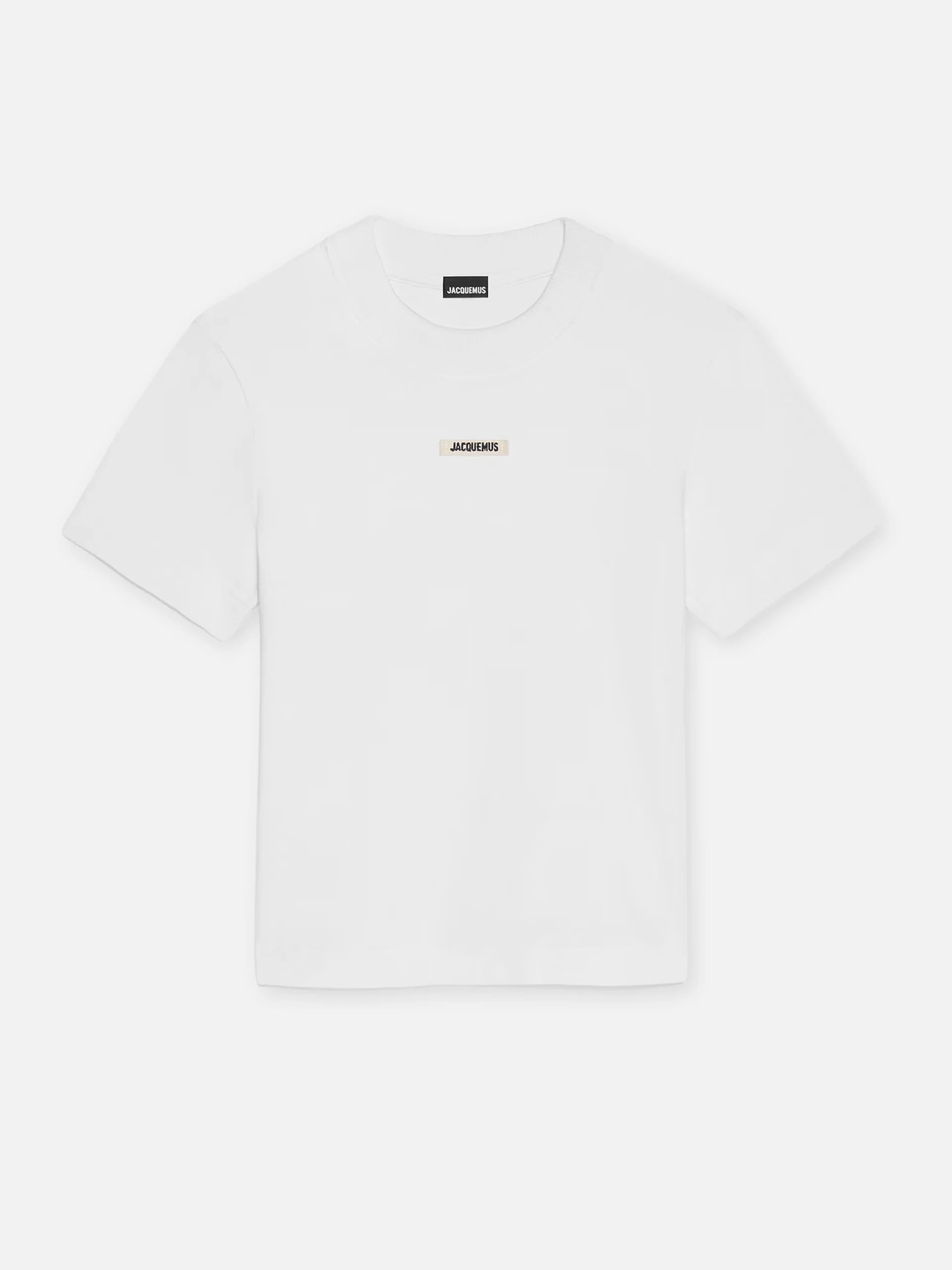 JACQUEMUS - Logo-T-Shirt Gros Grain für Damen in Weiß - White