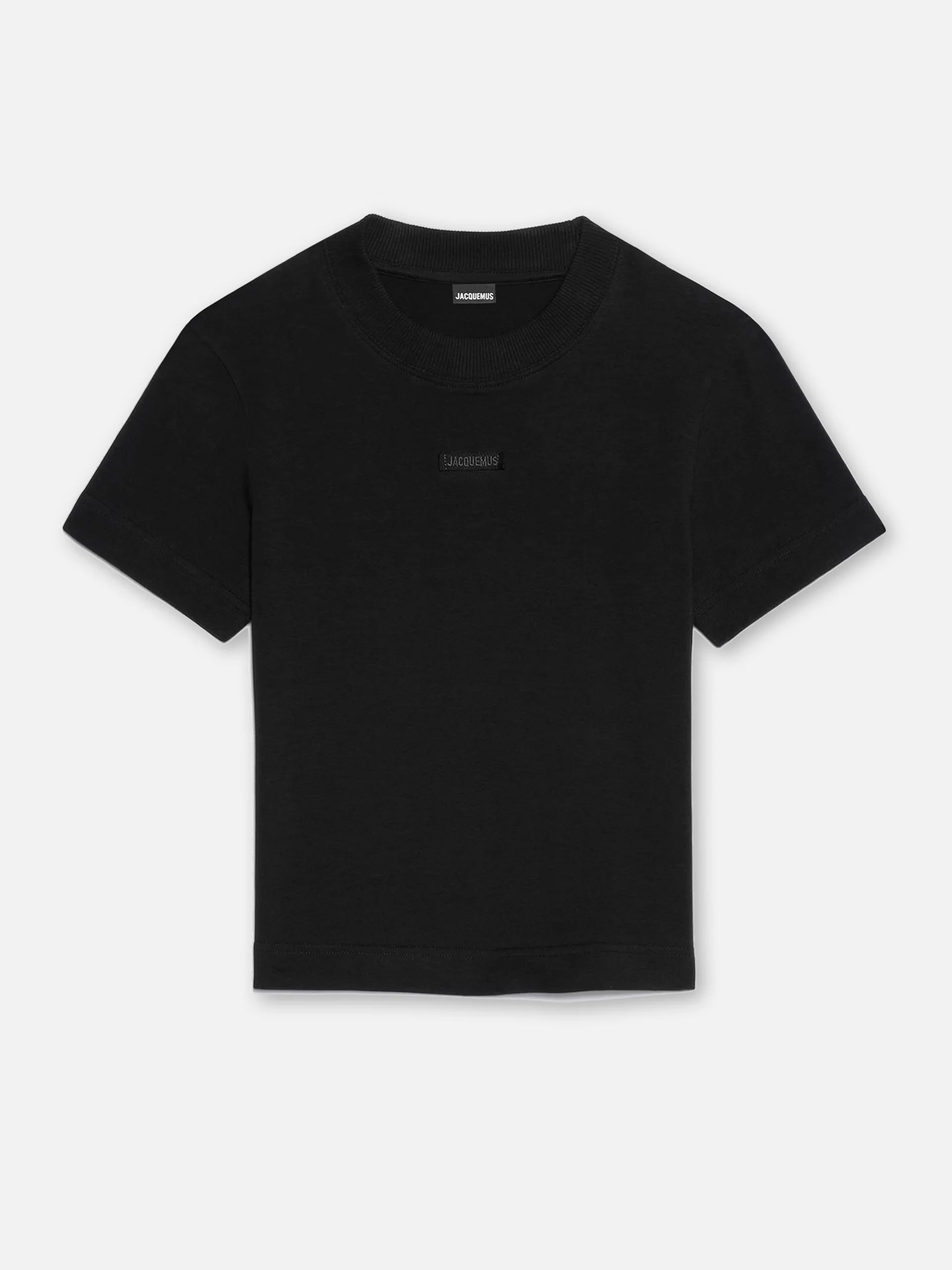 JACQUEMUS - Logo-T-Shirt Gros Grain für Damen in Schwarz - Black