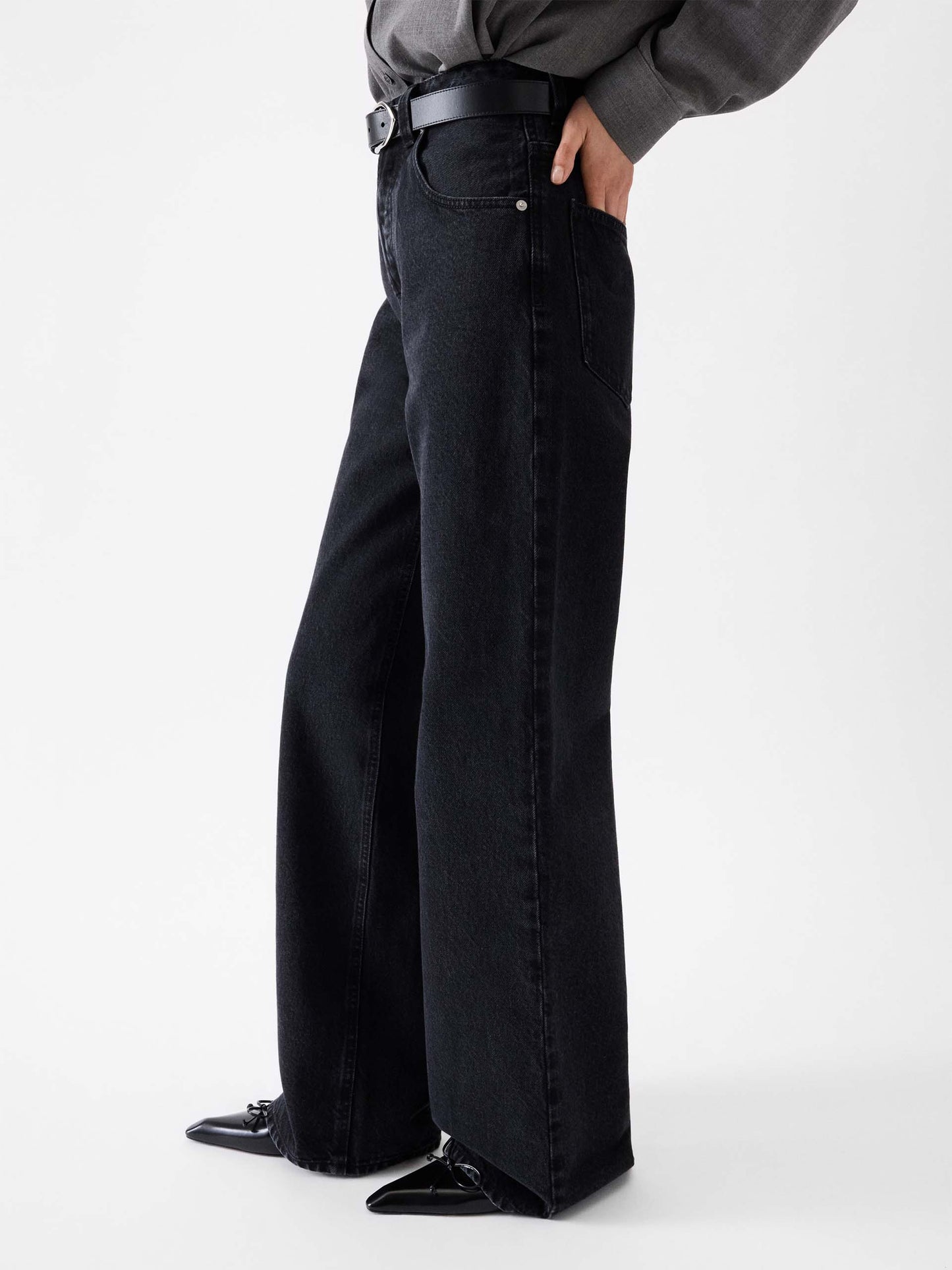 Weite Jeans de-Nîmes für Damen