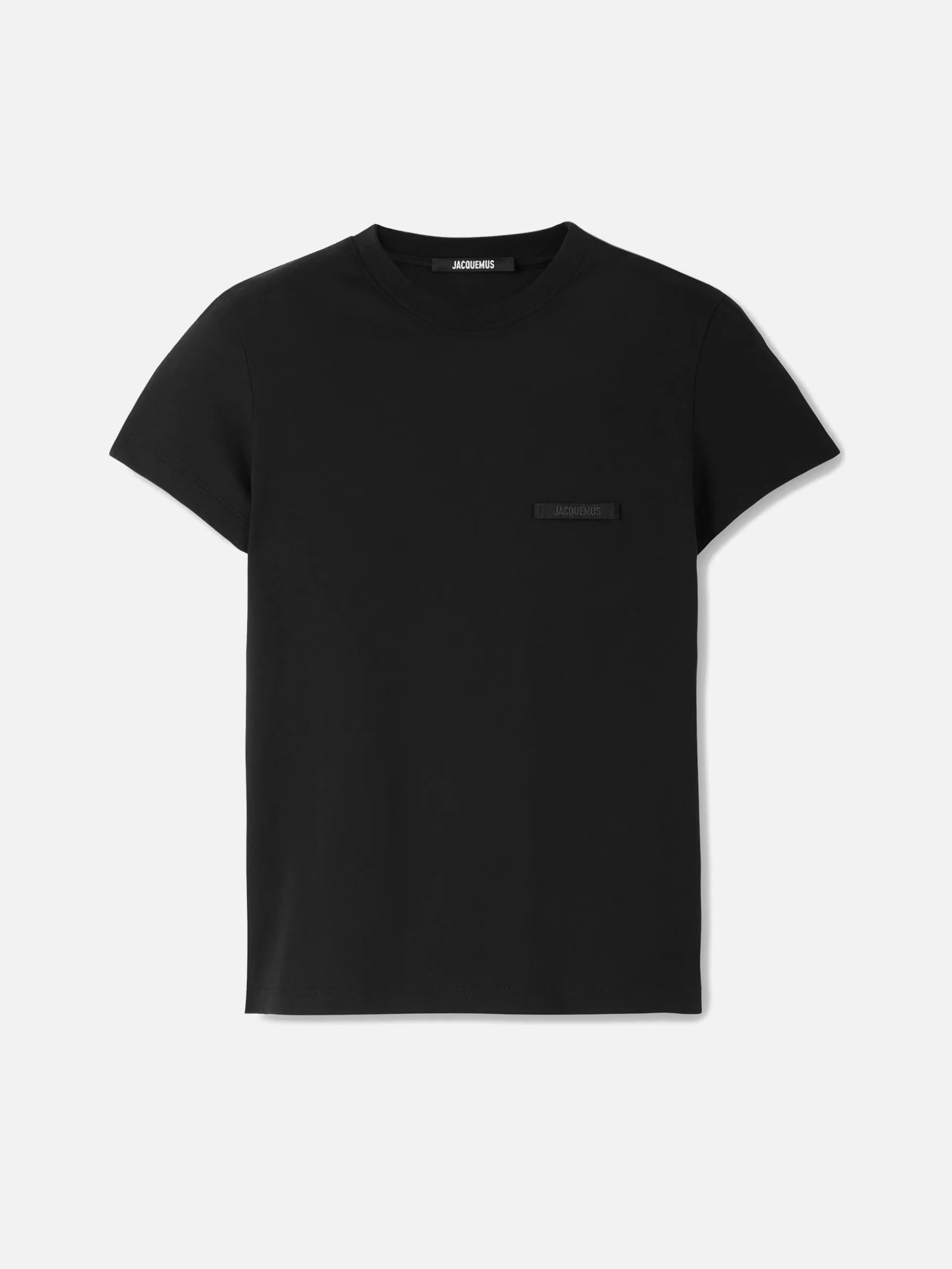 JACQUEMUS - T-Shirt Gros Grain im Regular-Fit für Damen in Schwarz - Black
