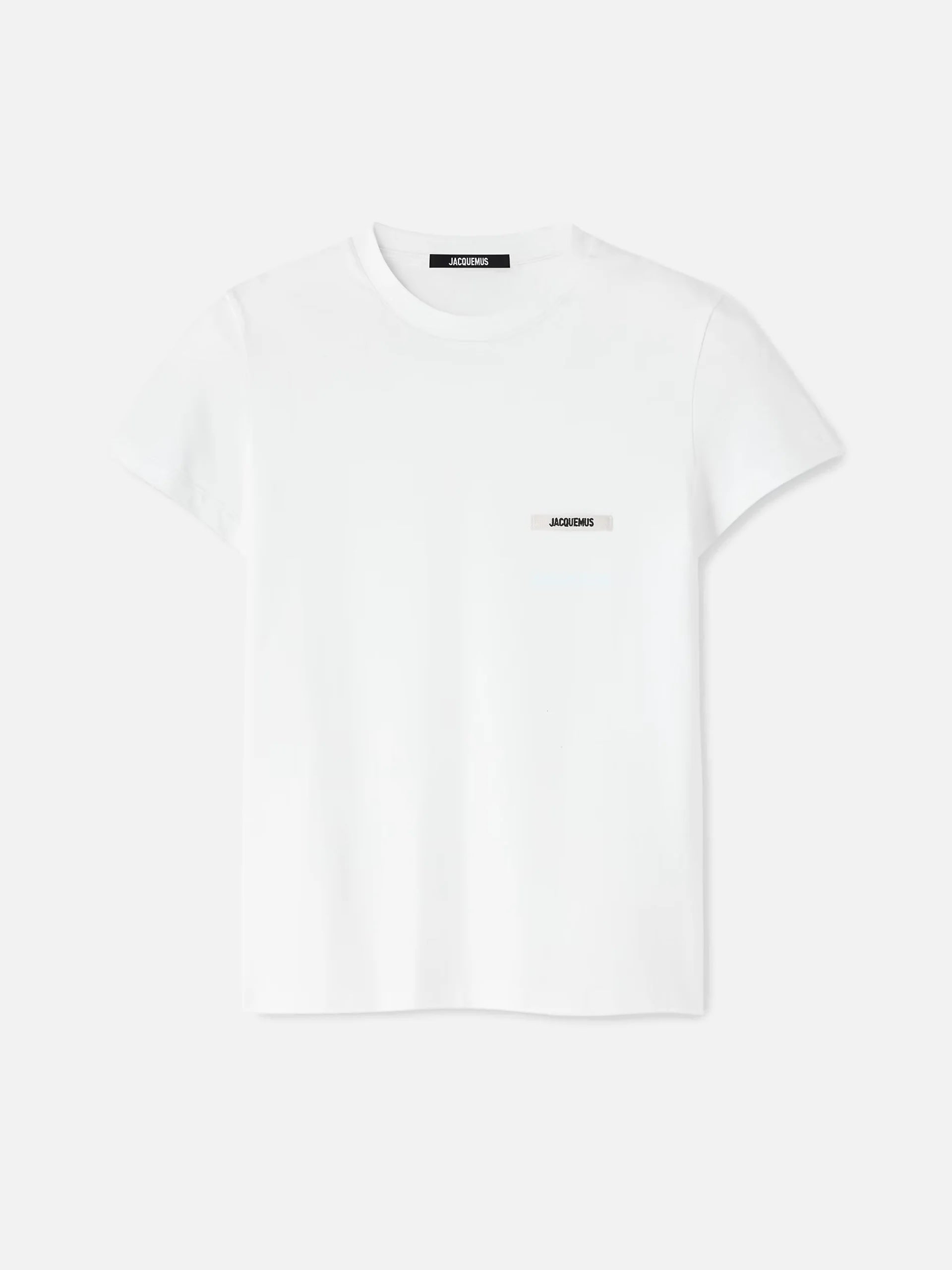 JACQUEMUS - T-Shirt Gros Grain im Regular-Fit für Damen in Weiß - White