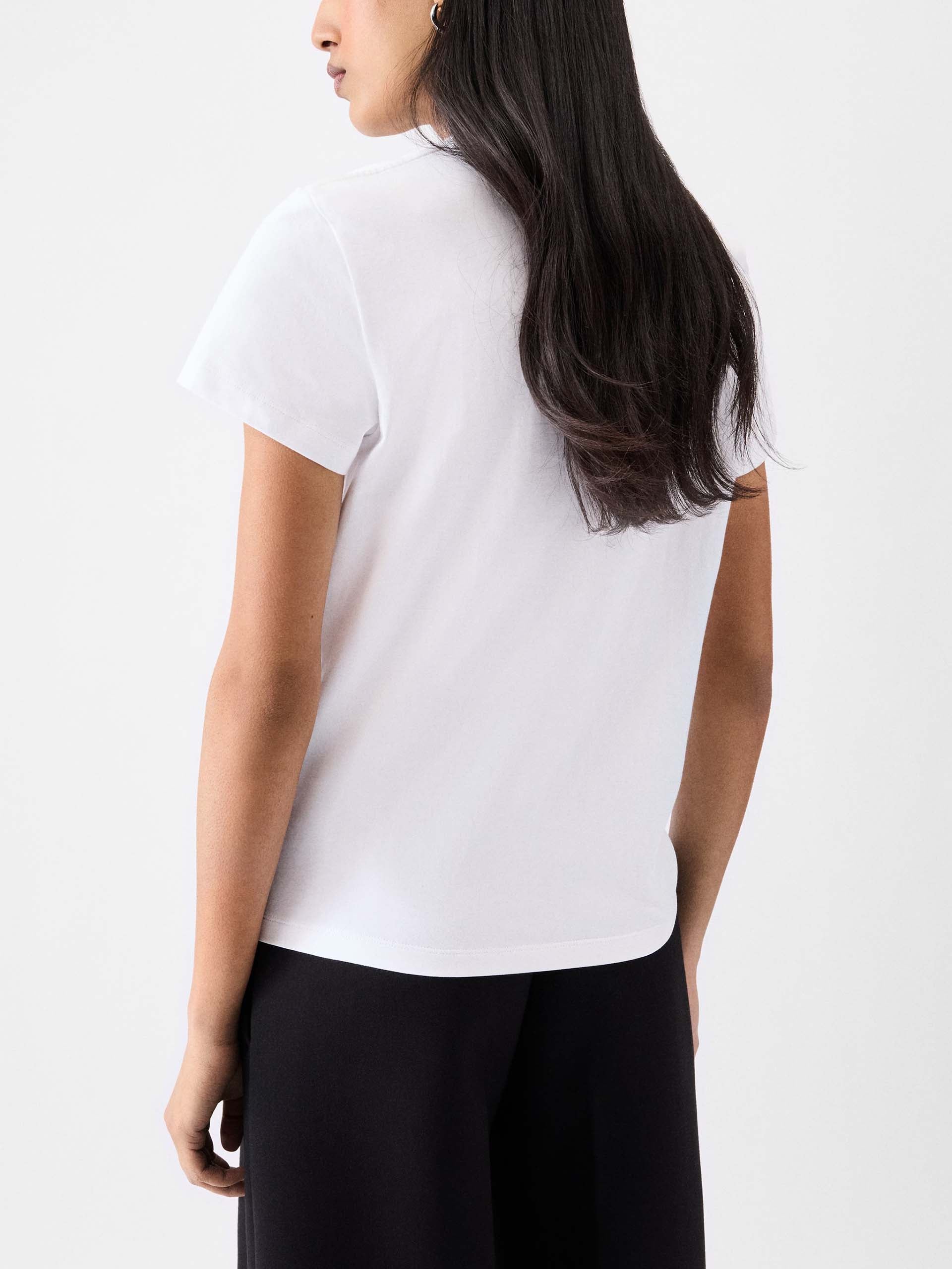 JACQUEMUS - T-Shirt Gros Grain im Regular-Fit für Damen in Weiß - White