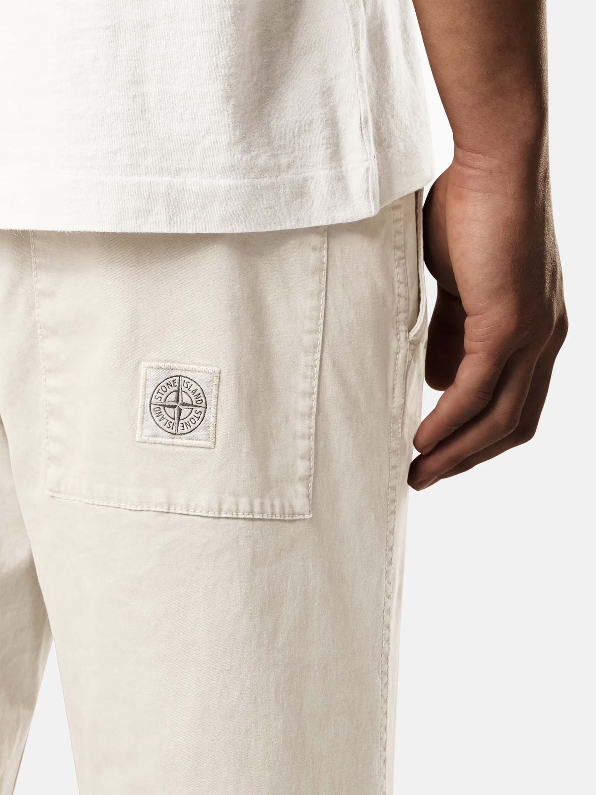 STONE ISLAND - Hose aus Baumwollcanvas für Herren