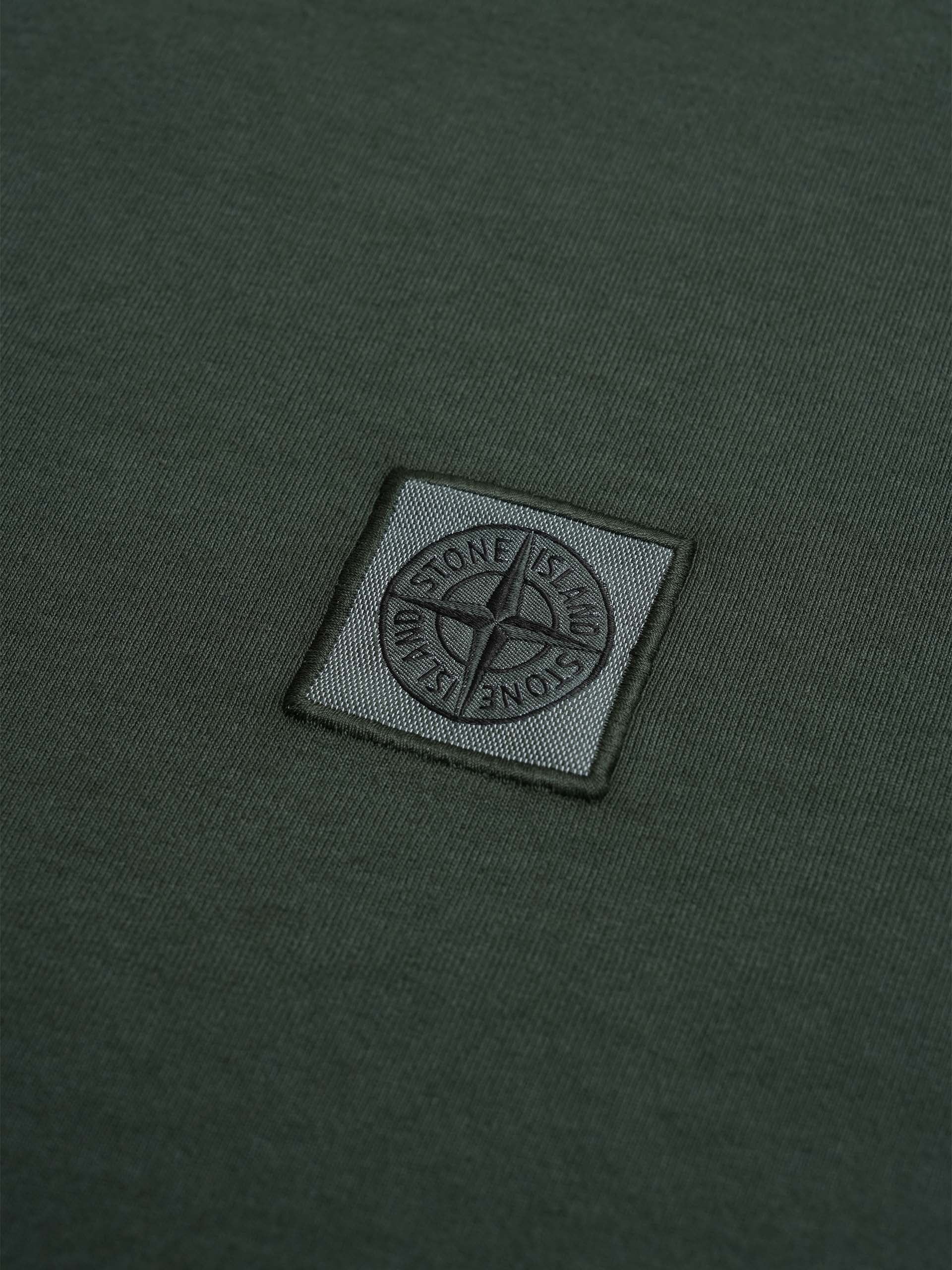 STONE ISLAND - Oversized-T-Shirt mit Logo für Herren in Dunkelgrün - Dark green